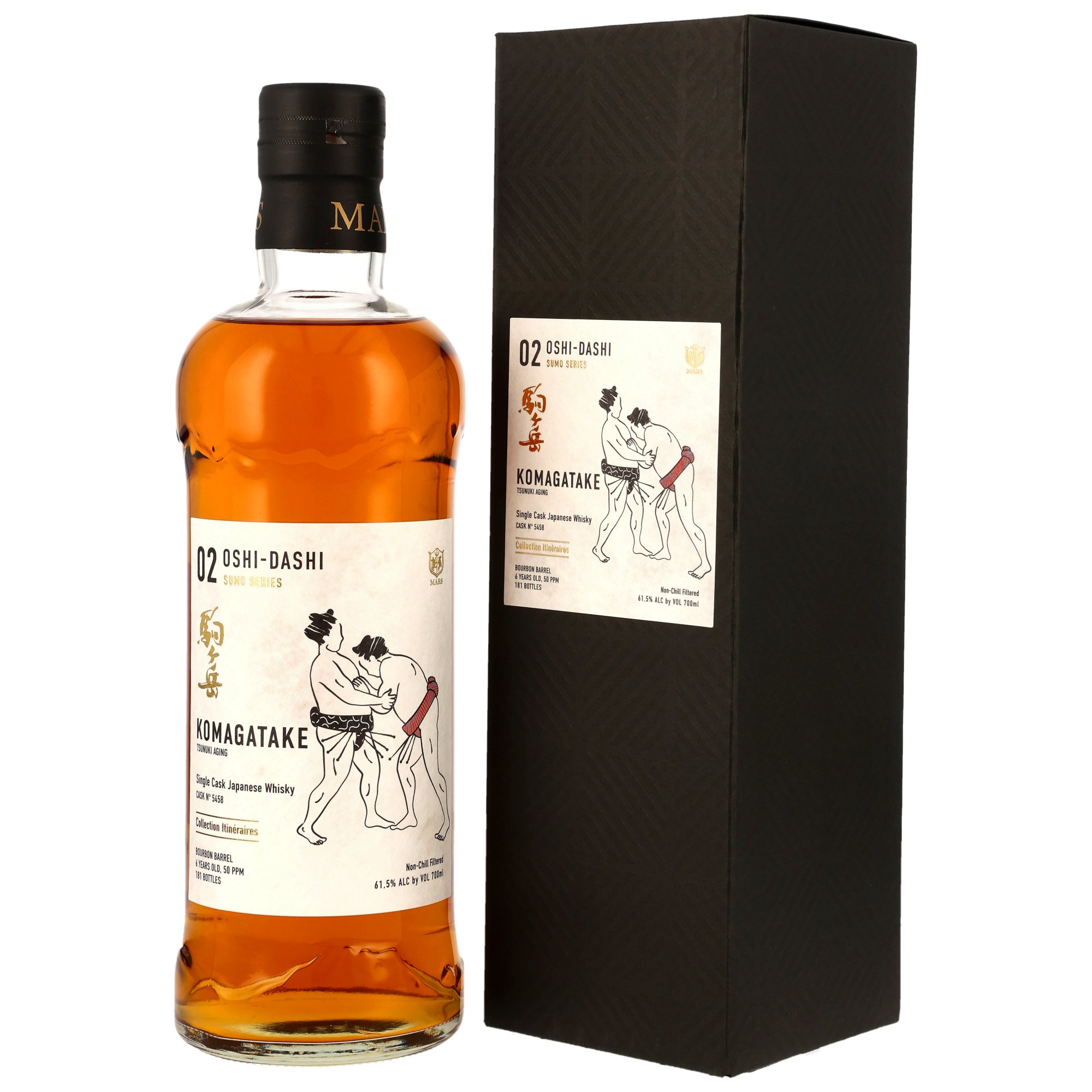 Mars Komagatake 6 y.o. - 02 Oshi-Dashi - Sumo Series - Bourbon Barrel #5458