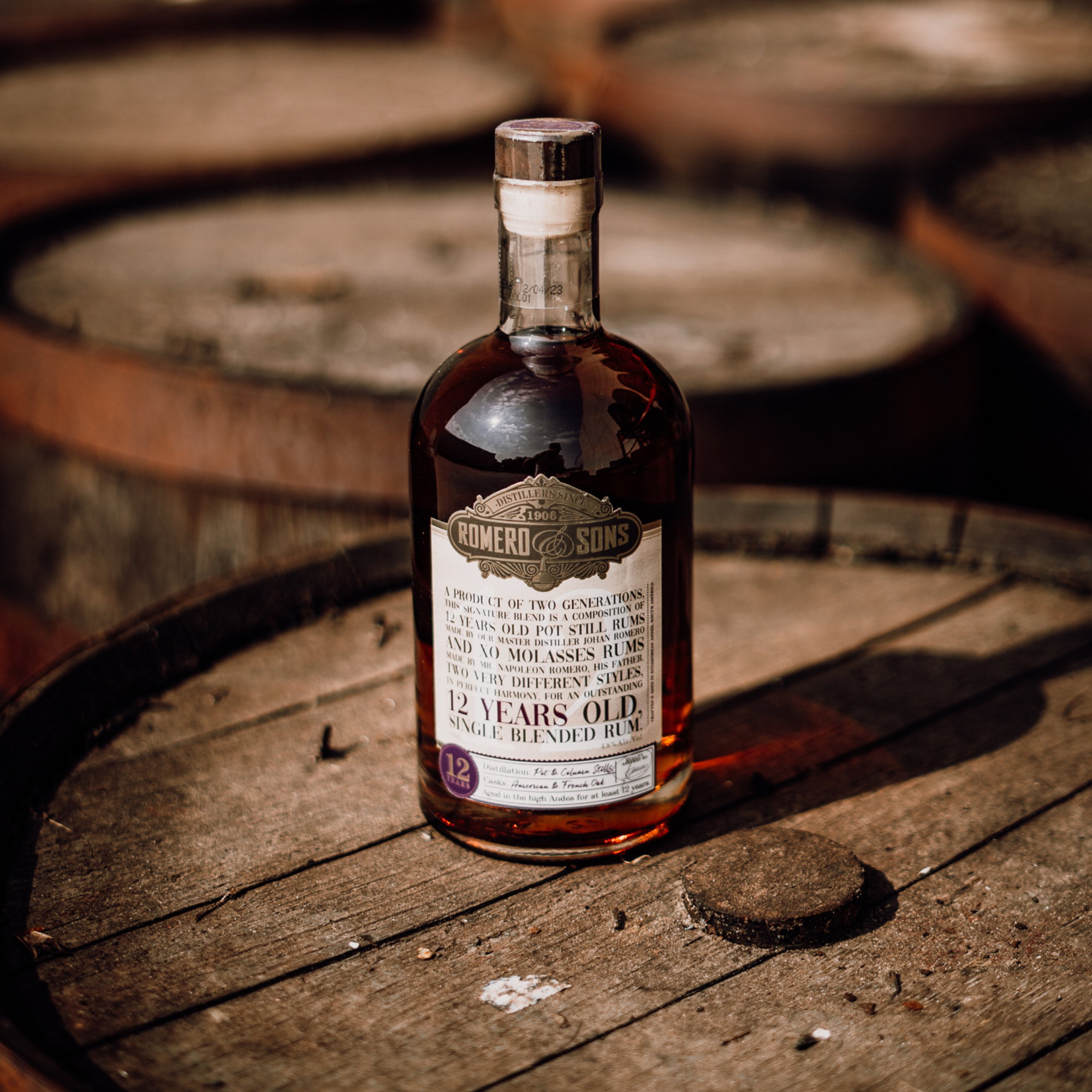 Romero & Sons 12 y.o. Single Blended Rum - Ecuador