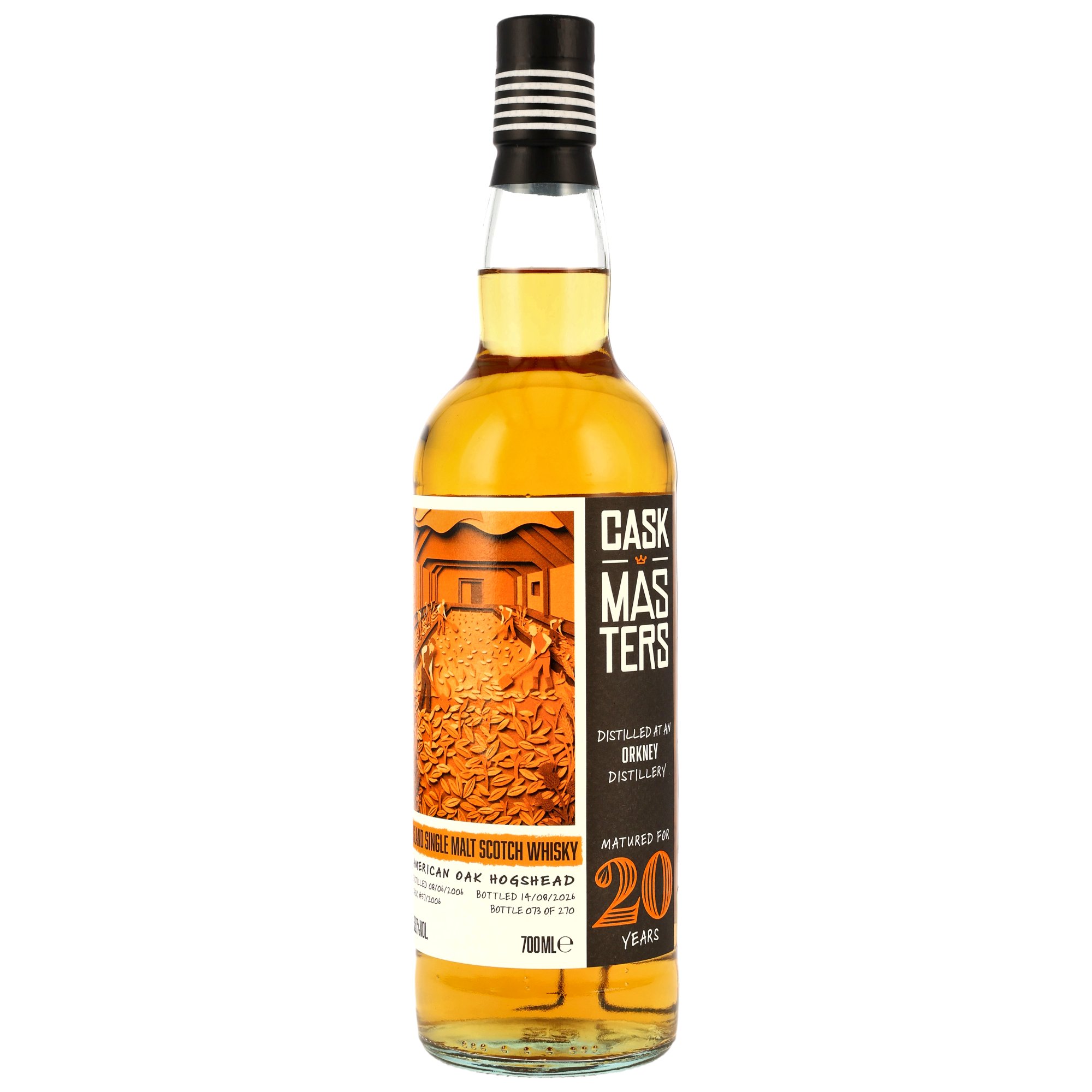 Orkney 2006/2026 - 20 y.o. - American Oak Cask #57 - Cask Masters - Brave New Spirits