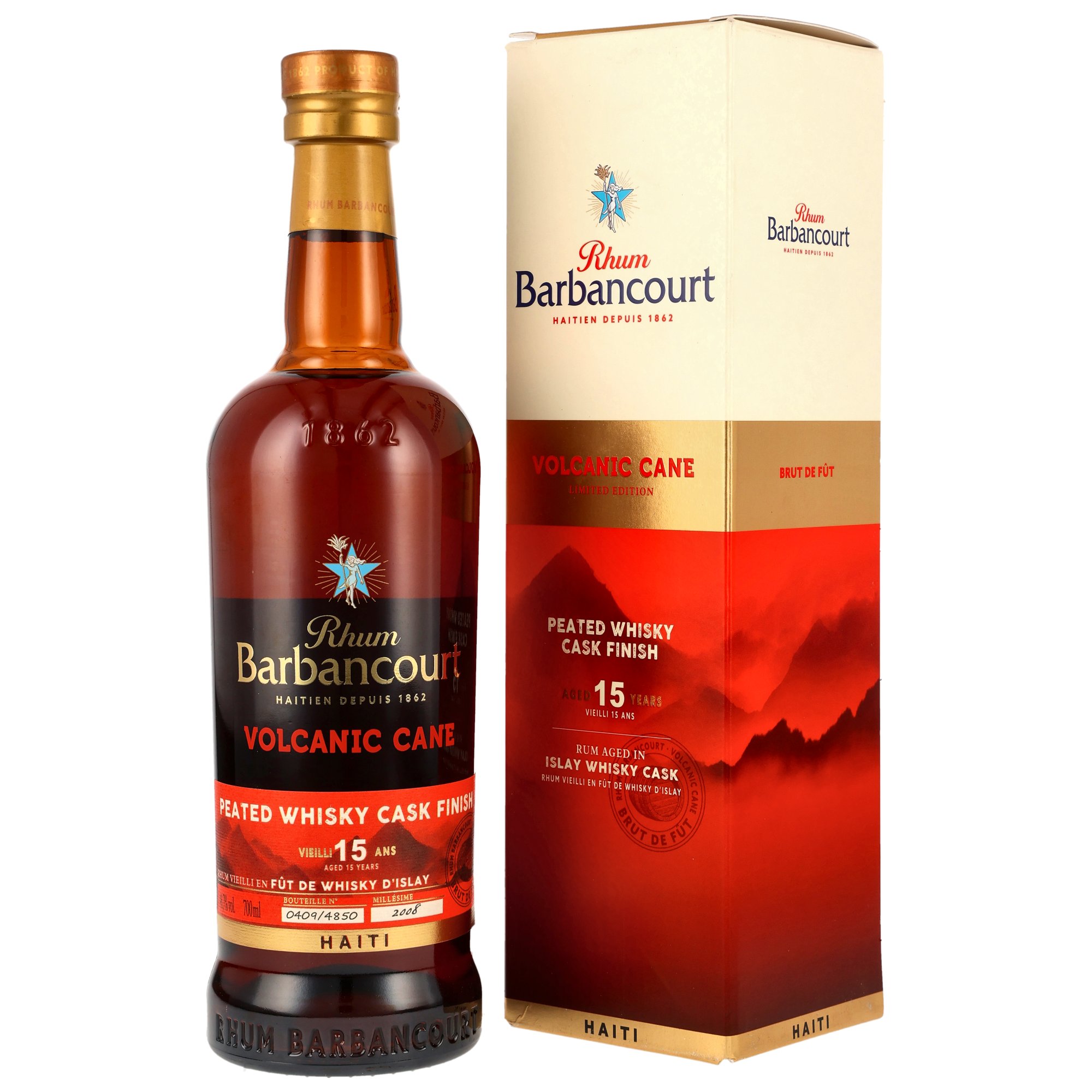 Barbancourt Rhum 15 y.o. Volcanic Cane Peated Whisky Cask