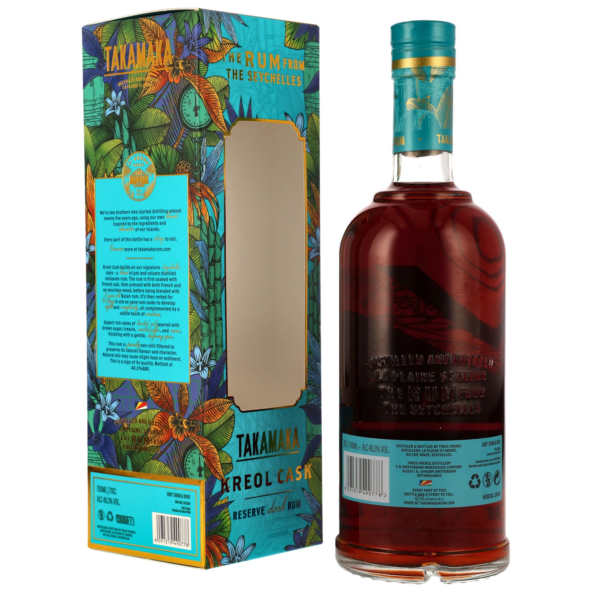 Takamaka Kreol Cask Rum GP- neue Ausstattung