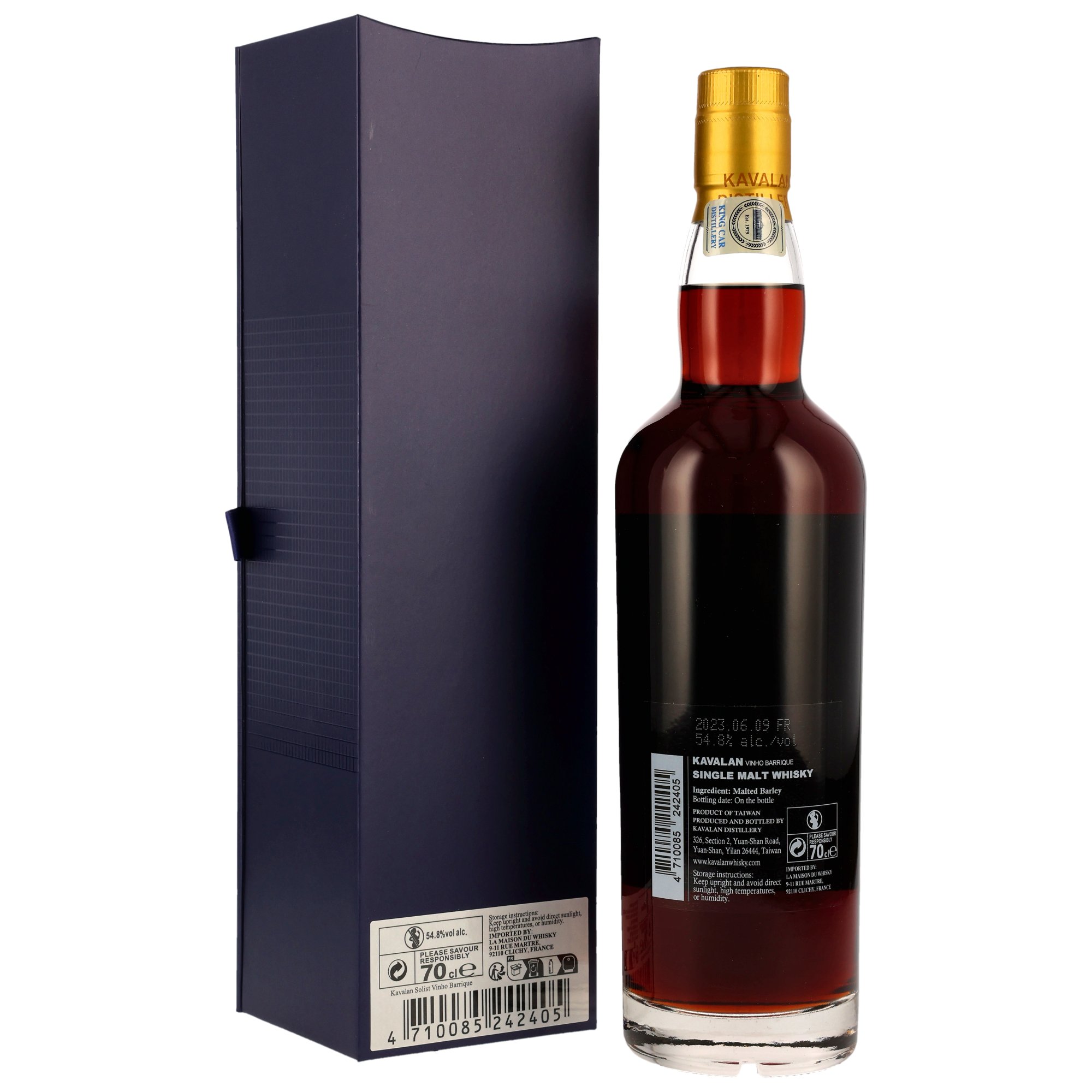 Kavalan Solist - Vinho Barrique Single Malt - 54,8%