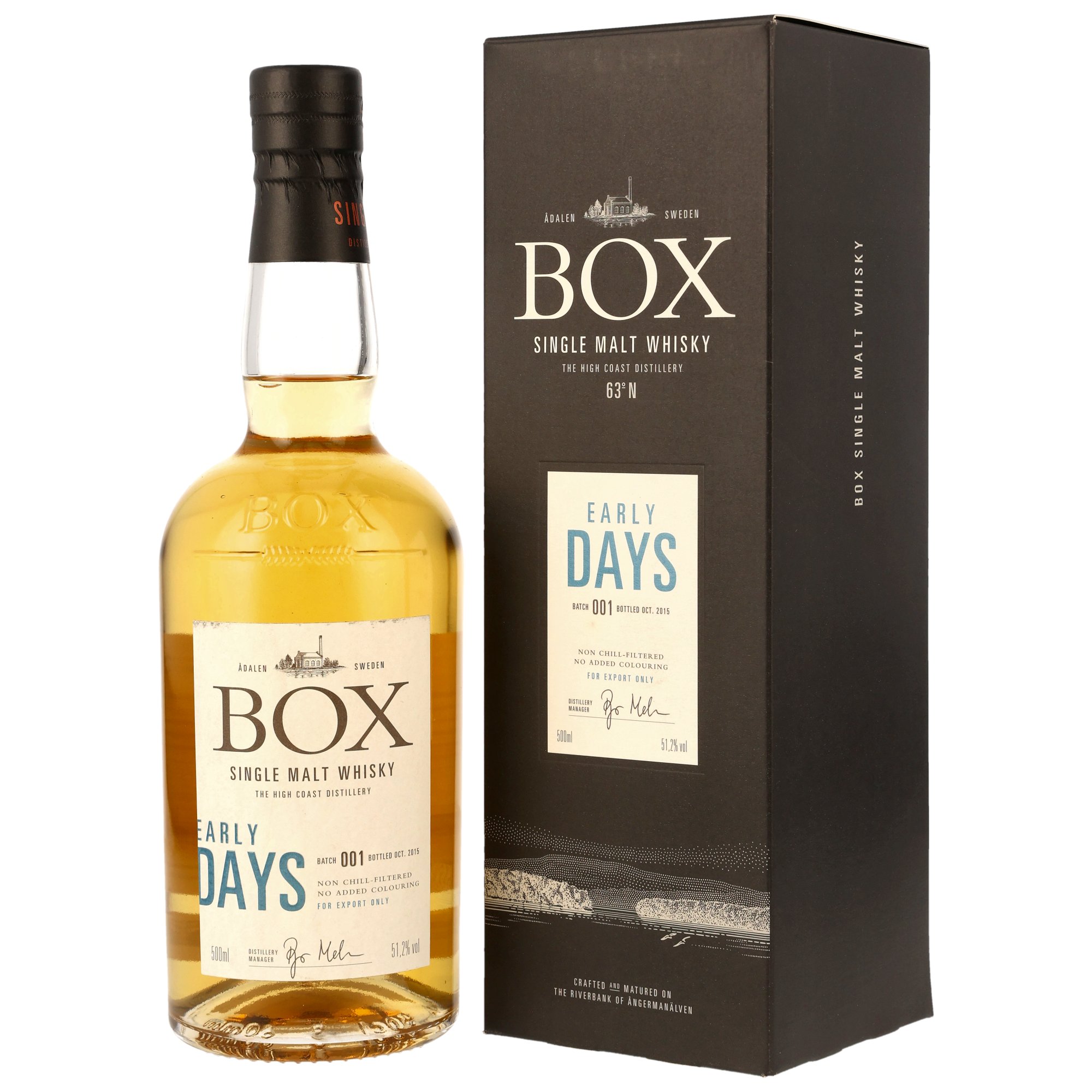 Box Single Malt Whisky Early Day - Batch 001