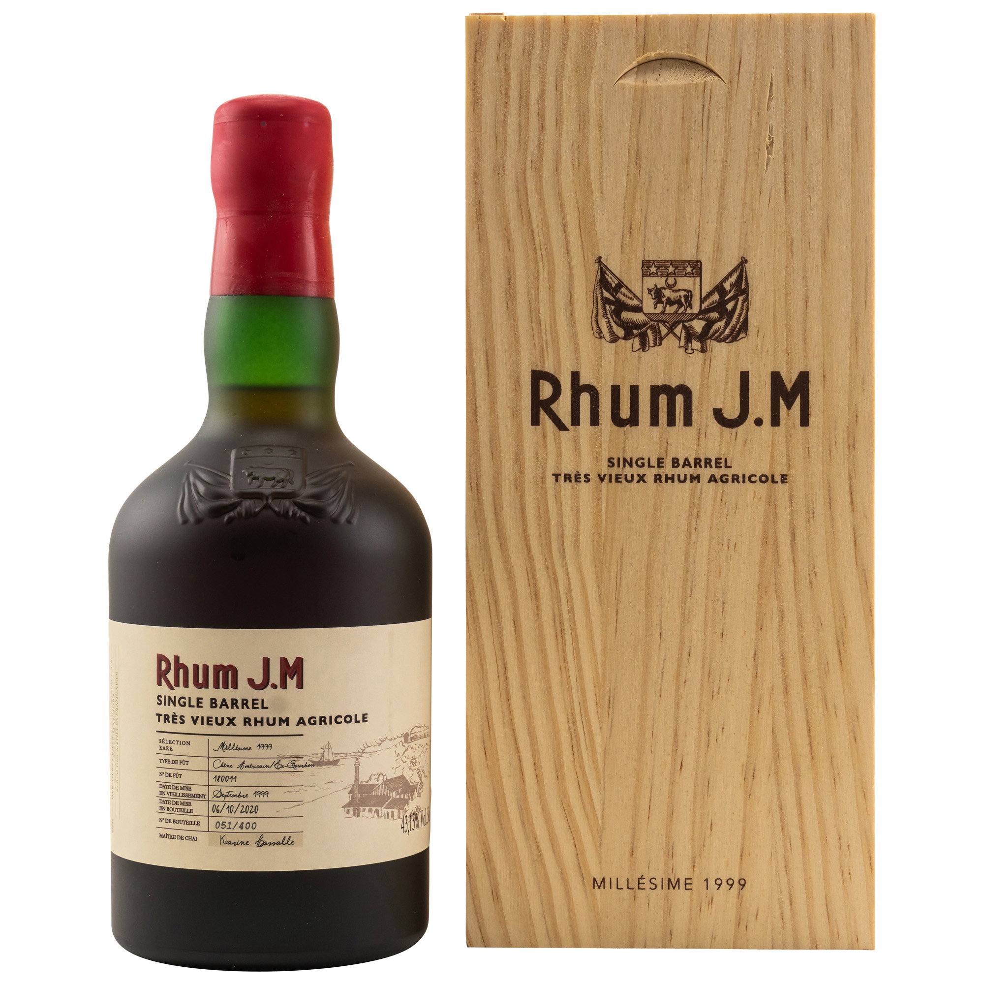 Rhum J.M Single Barrel 1999 FUT 011