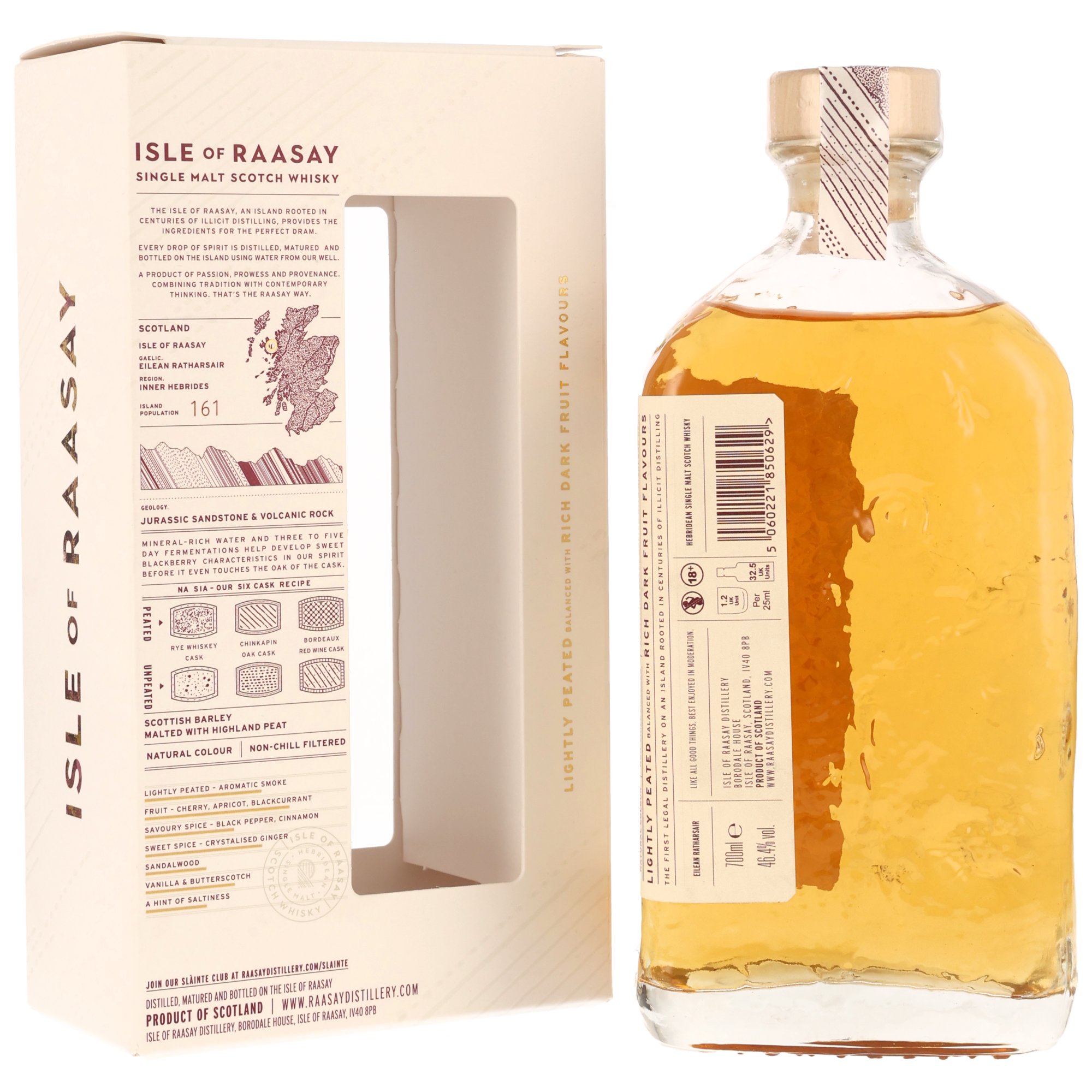 Isle of Raasay Single Malt Whisky - The Draam - Lightly Peated