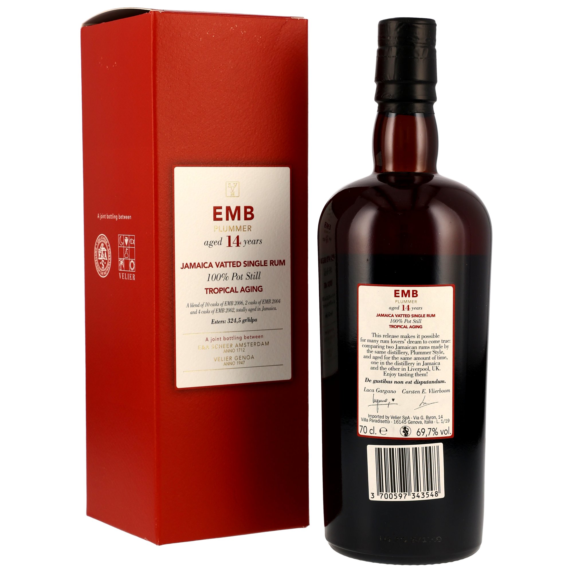 SVM 14 y.o. EMB Blend Jamaica Vatted Single Rum - Tropical Aging - Plummer