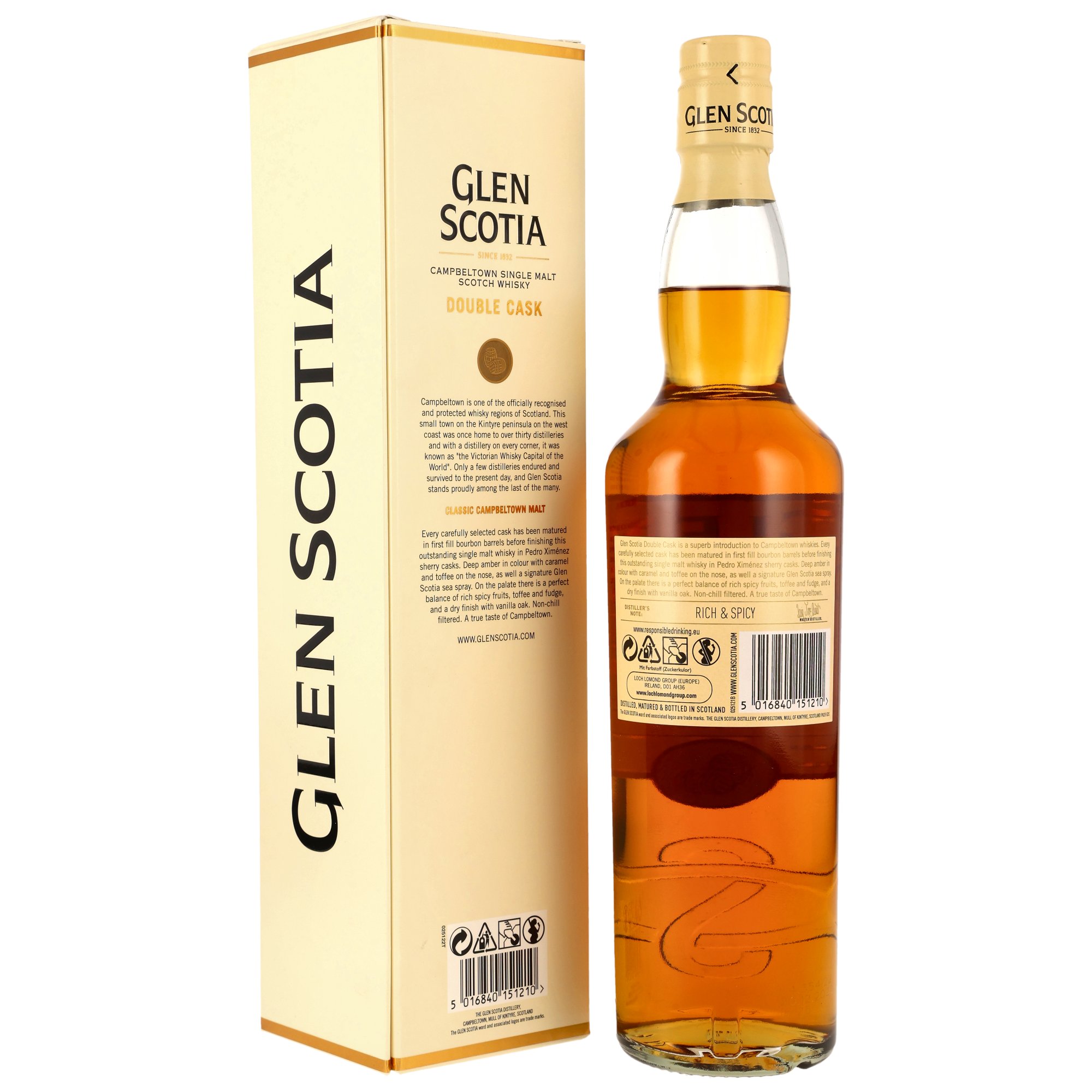 Glen Scotia Double Cask - PX Sherry Casks Finish - neue Ausstattung