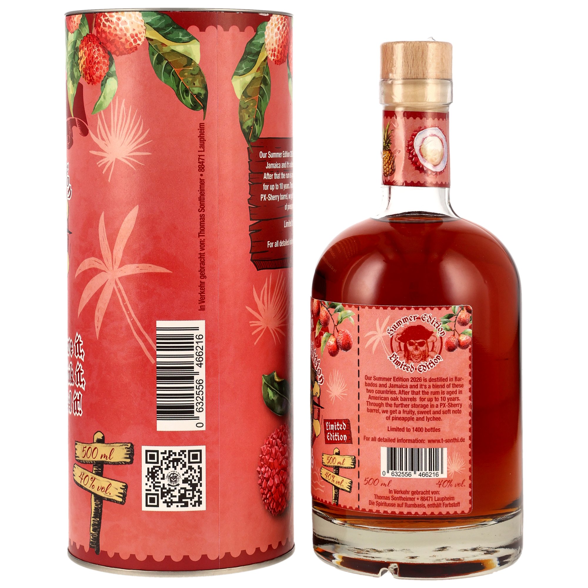 Summer Edition 2026 (Jamaica&Barbados) 10 y.o. Rum - T.Sonthi