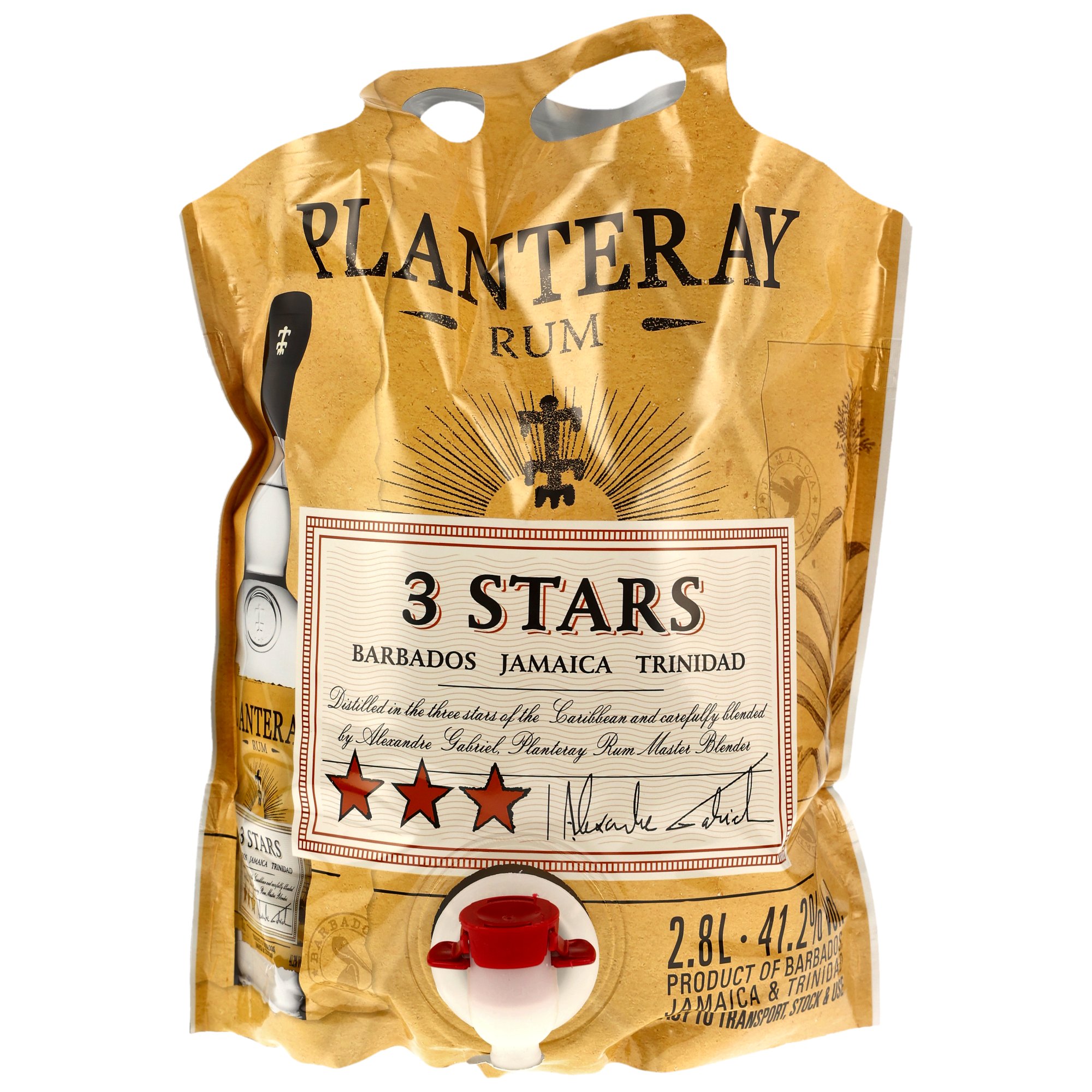 Planteray (Plantation) 3 Stars Jamaica Barbados Trinidad - 2,8L Pouch