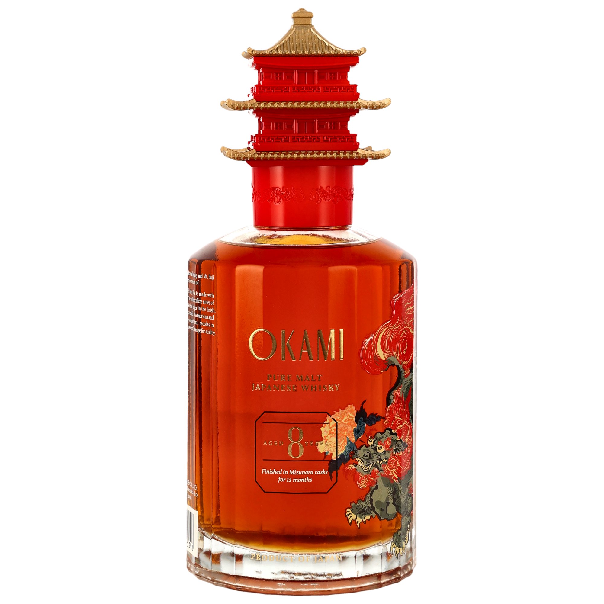 Okami 8 y.o. Pure Malt - Mizunara Casks Finish