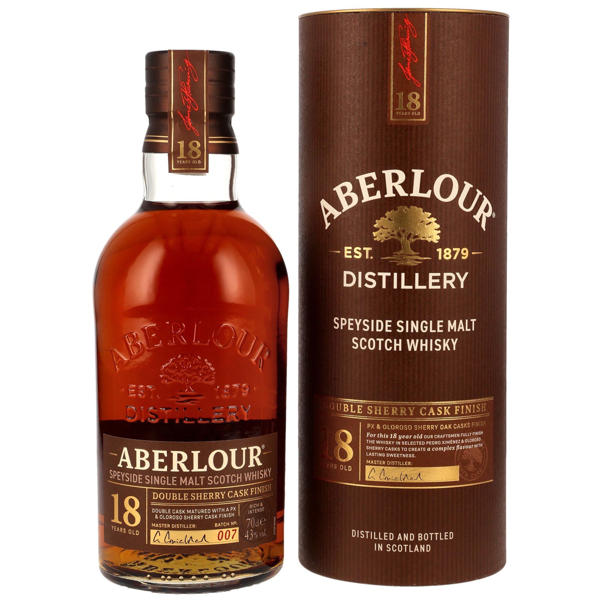Aberlour 18 y.o. - Batch 007 - PX & Oloroso Sherry Casks Finish