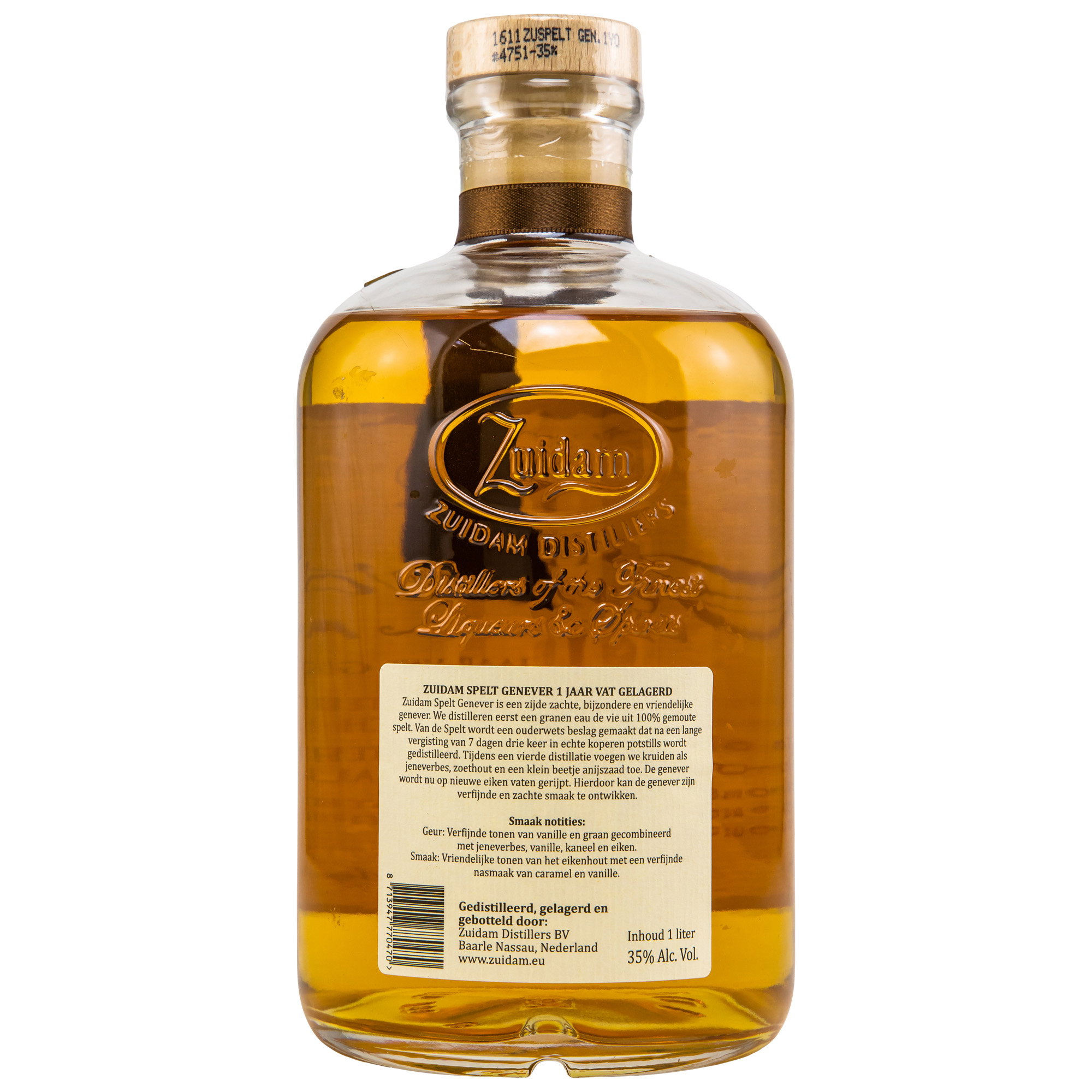Zuidam Spelt Genever 1 y.o. - LITER