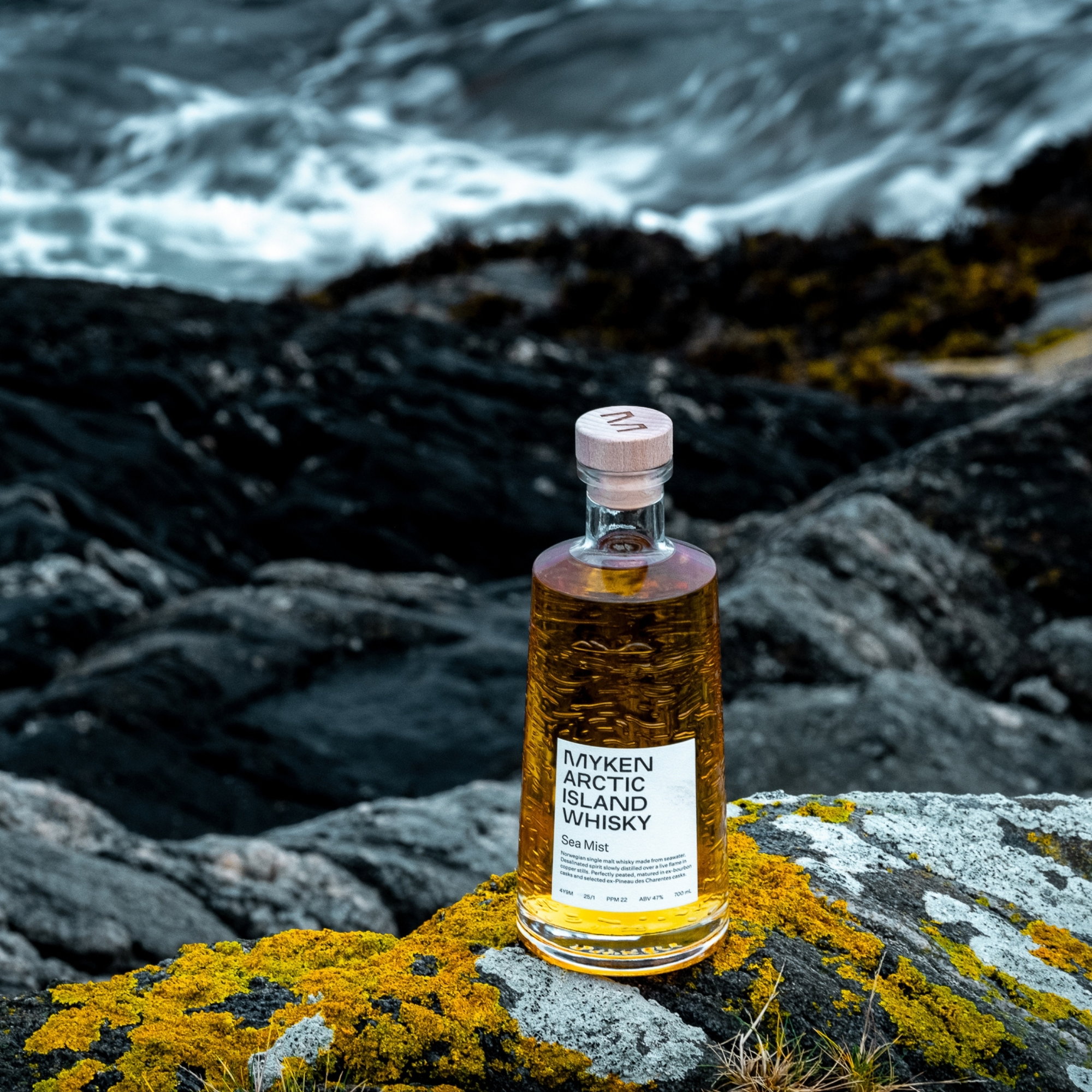 Myken Sea Mist - Arctic Island Single Malt Whisky - 4 y.o. - Bourbon & Pineau Casks