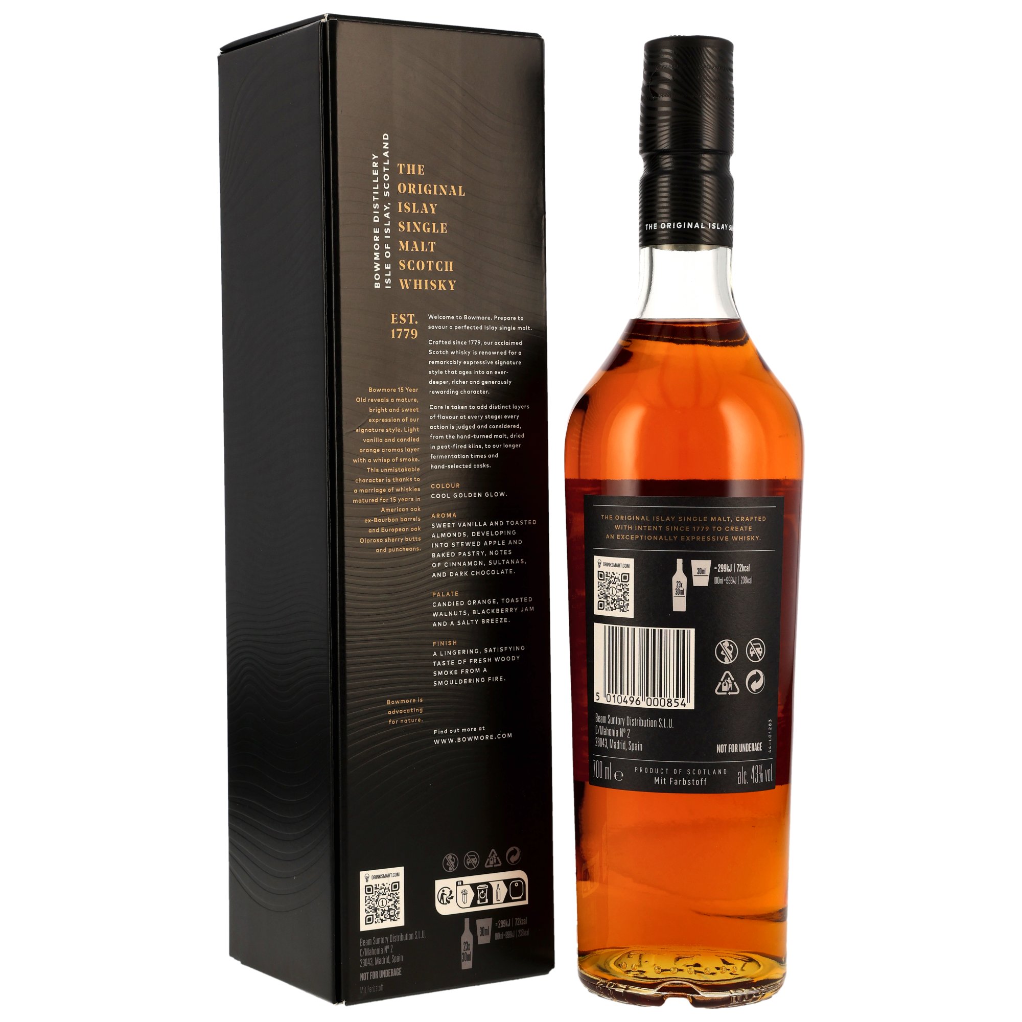 Bowmore 15 y.o. Neues Design 2025