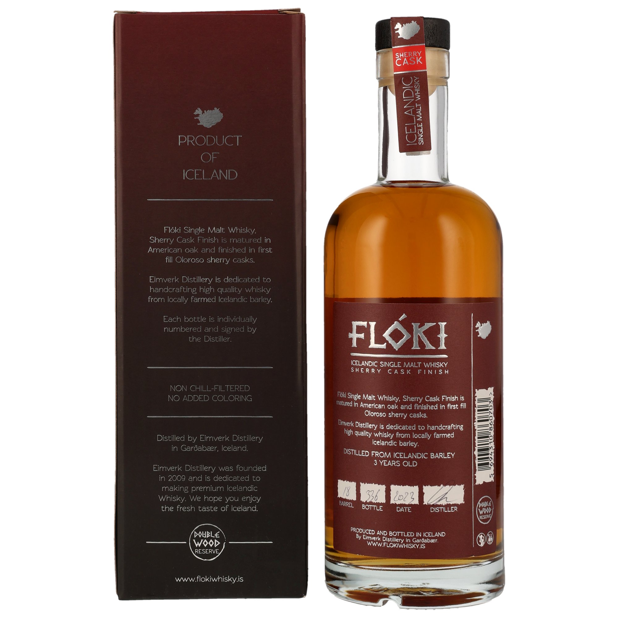Floki Single Malt Whisky Oloroso Sherry Cask Finish in GP - 700ml
