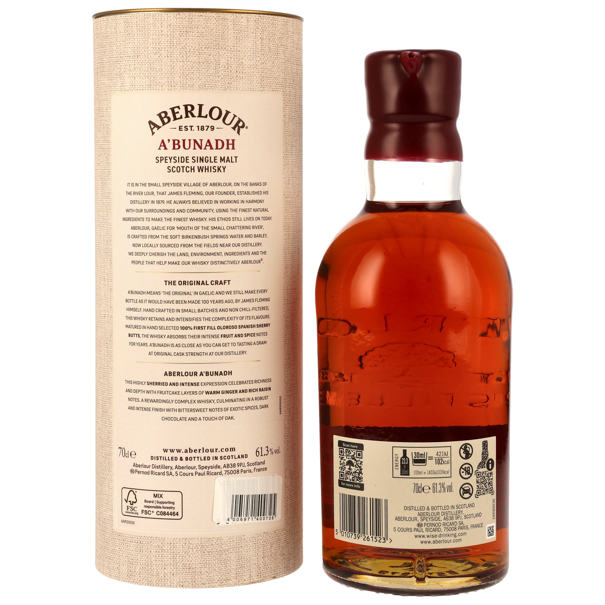 Aberlour a´ bunadh Batch 085 - Spanish Oloroso Sherry Butts - 61,3%