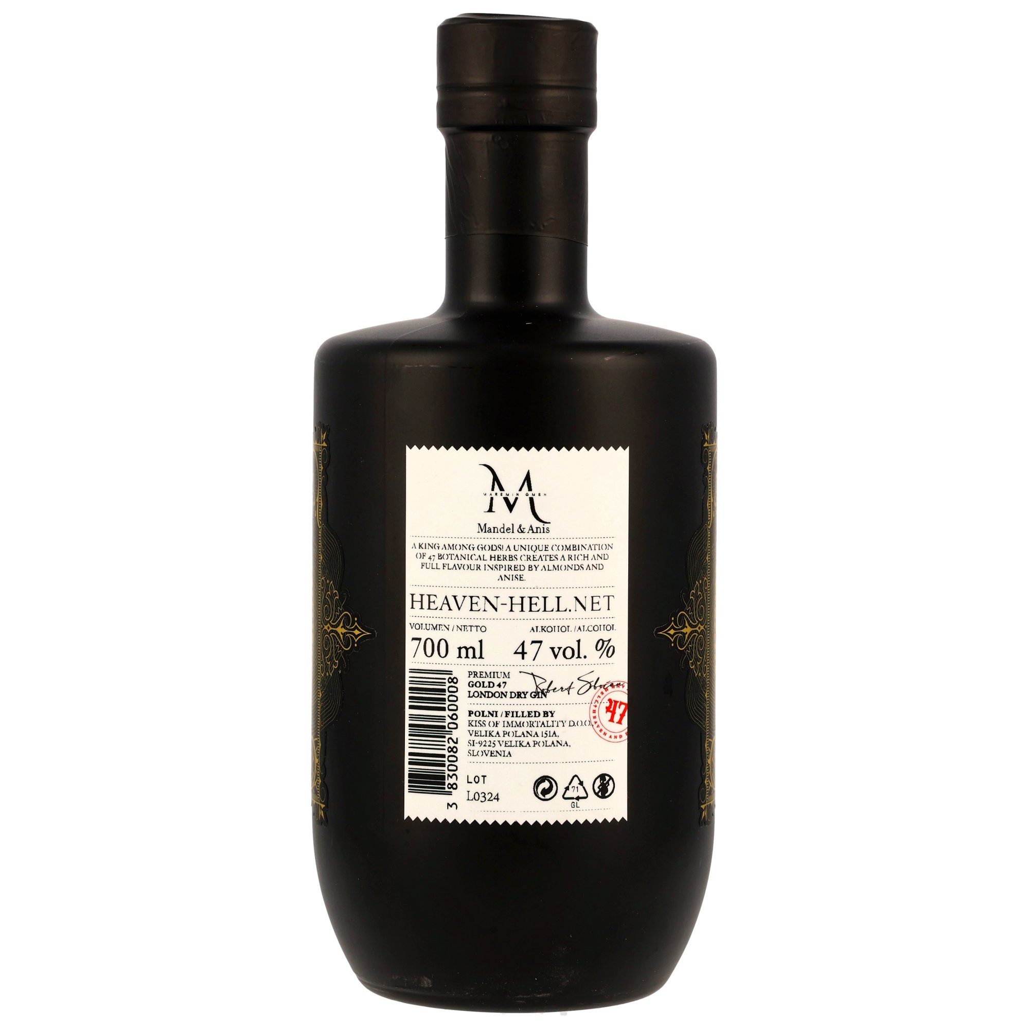 Heaven & Hell Gold 47 Premium London Dry Gin