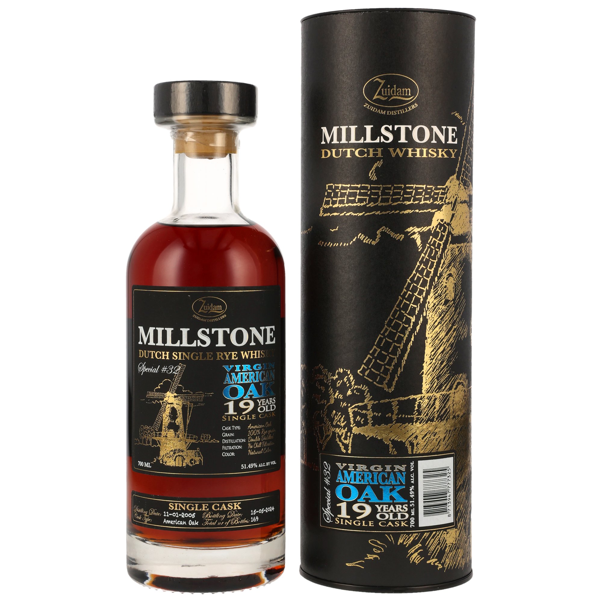 Millstone 2005/2024 - 19 y.o. - Rye Whisky CS Single Cask #694 - Special #32