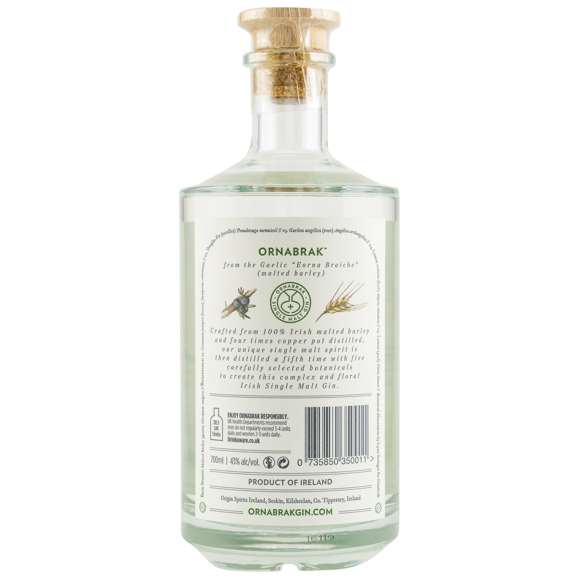 Ornabrak Irish Single Malt Gin