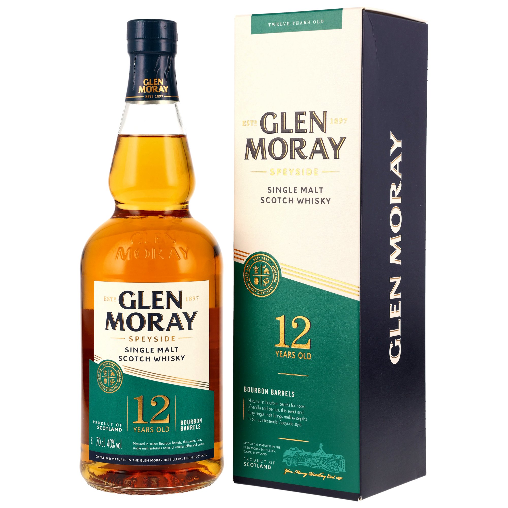 Glen Moray 12 y.o. - neue Ausstattung