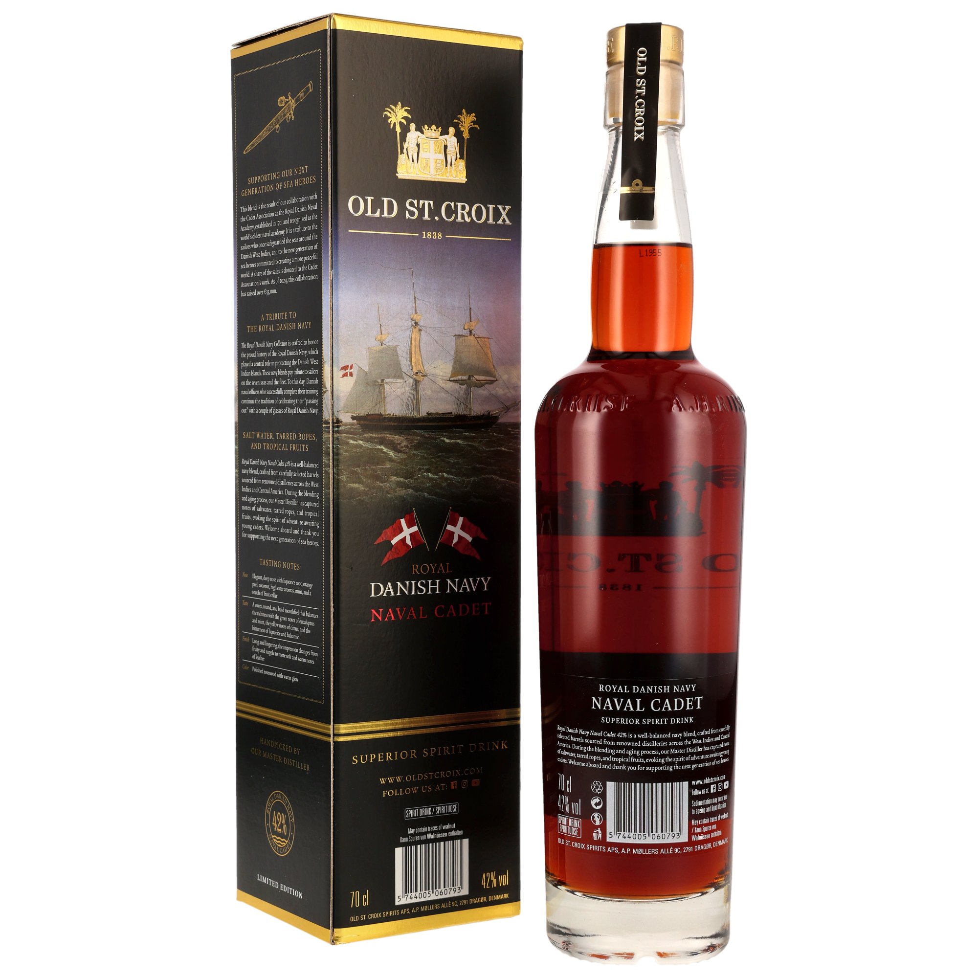 Old St. Croix (Riise) Danish Navy NAVAL CADET