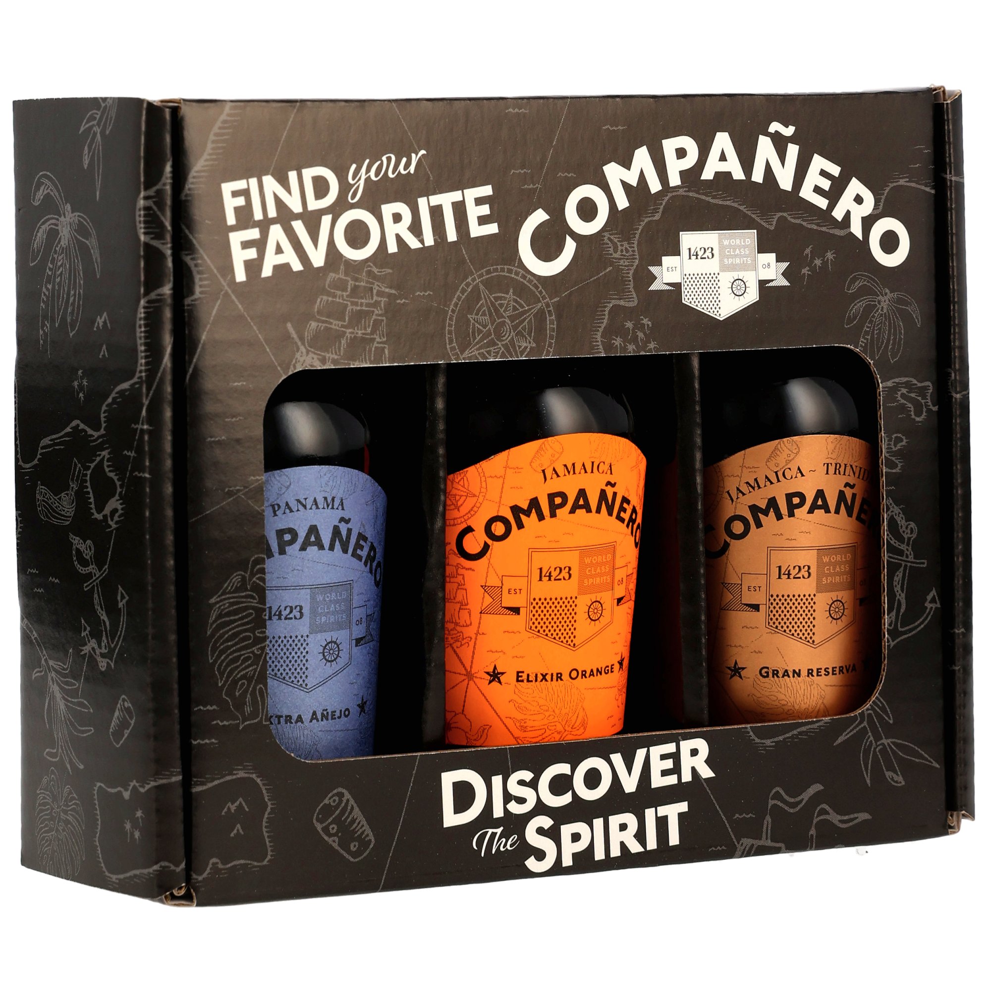 Companero Tasting Box 3x0,05l - neue Ausstattung