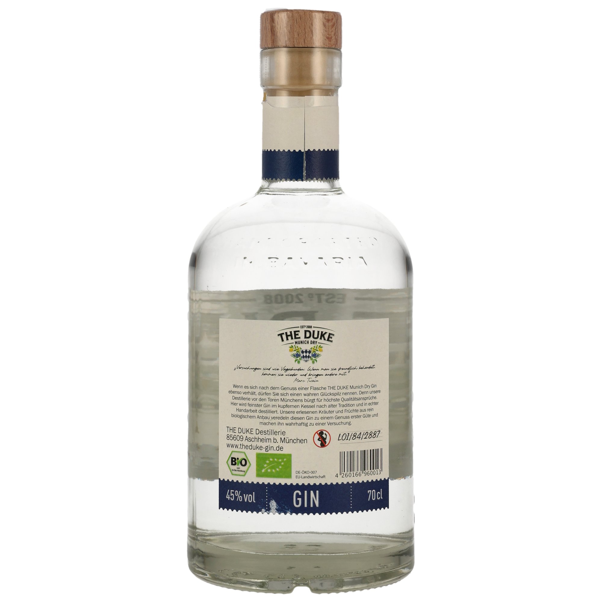 The Duke Munich Dry Gin - ohne GP