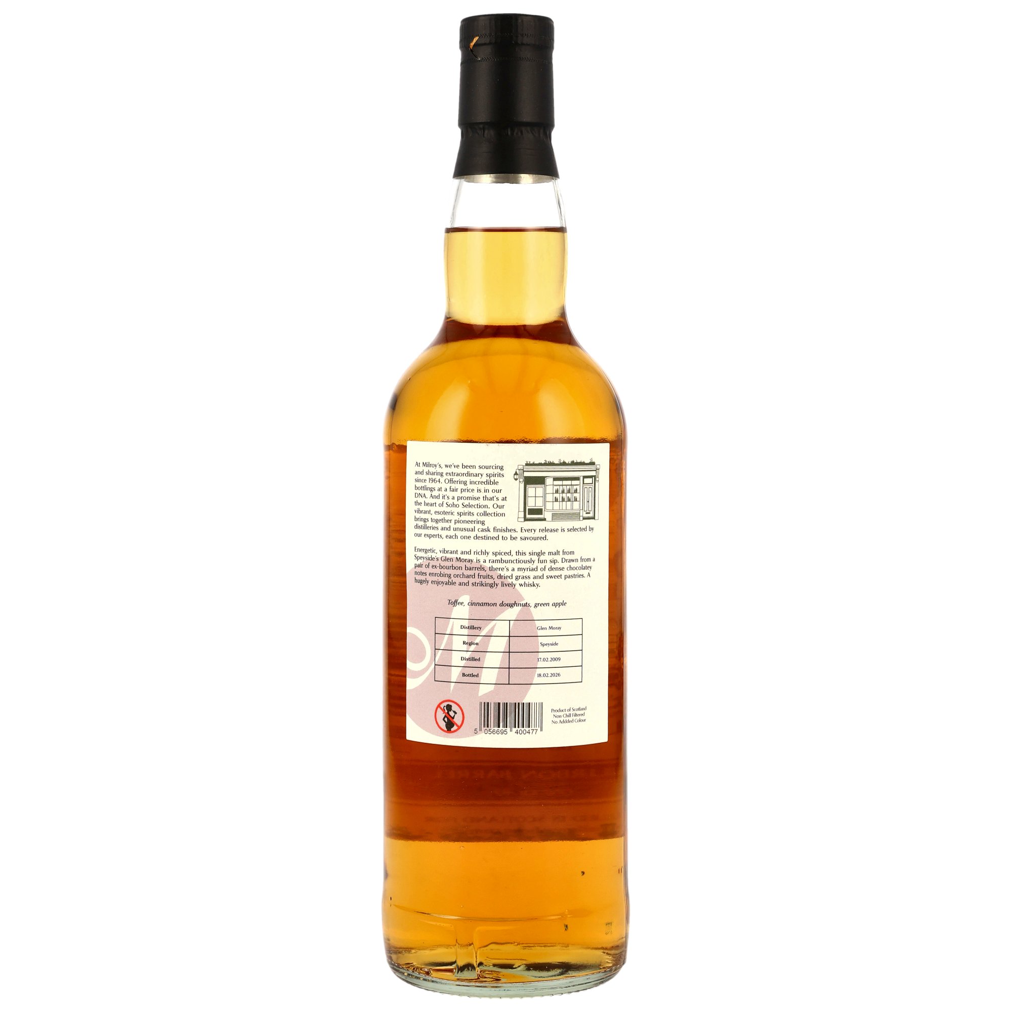 Glen Moray 2009/2026 - 17 y.o. - Bourbon Barrel #5683, 31 - Milroys