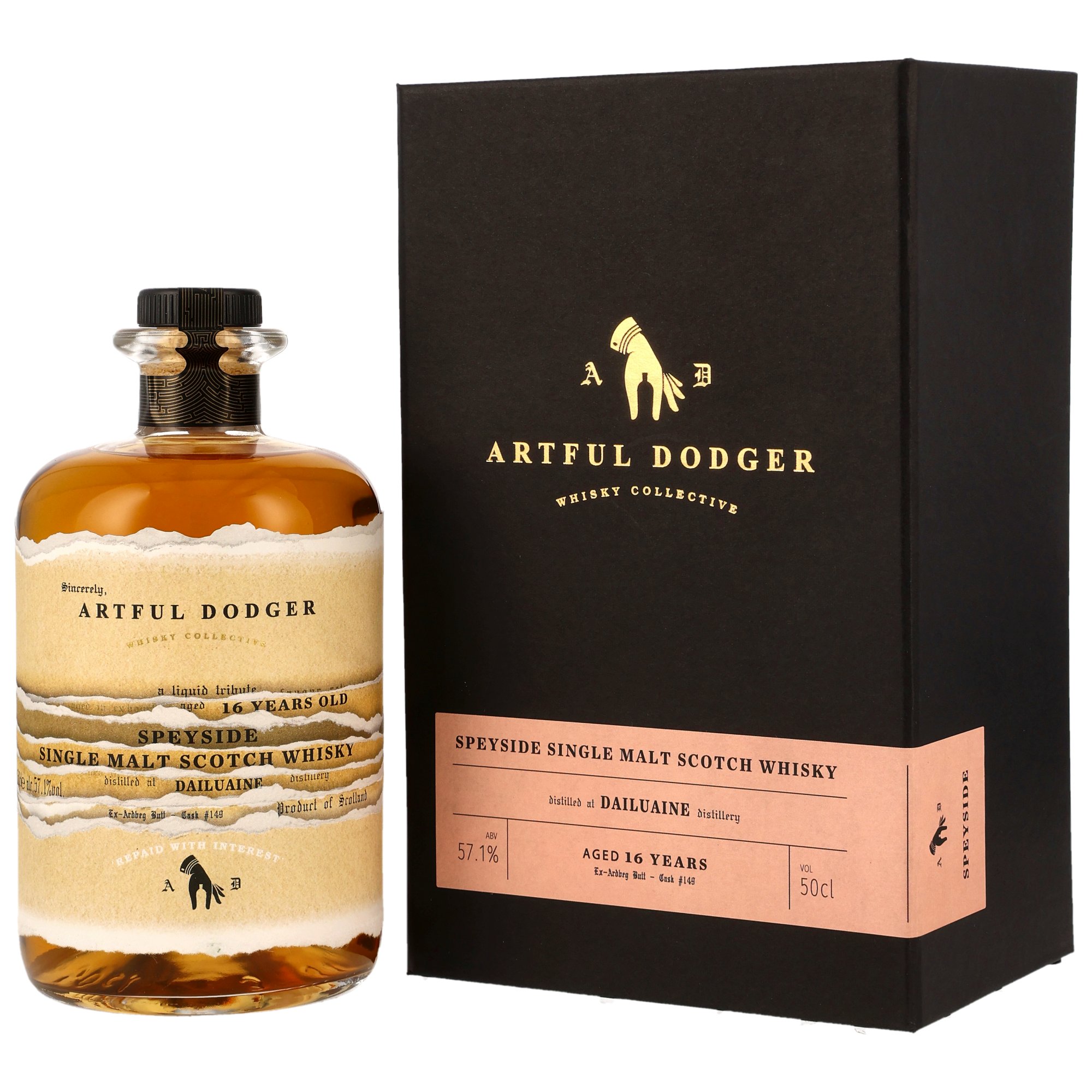 Dailuaine 2007/2024 - 16 y.o. - Ex-Ardbeg Butt #149 - Artful Dodger