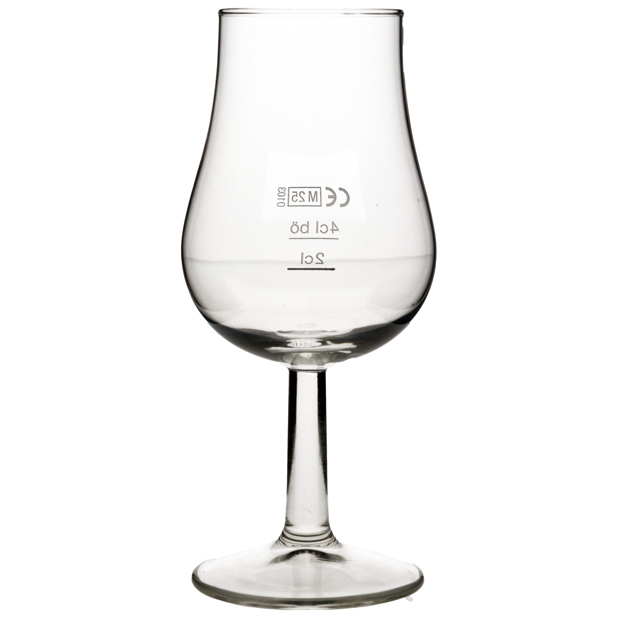 Tasting Glas Form Tulpe mit 2/4cl Eichstrich ohne Aufdruck ohne Deckel