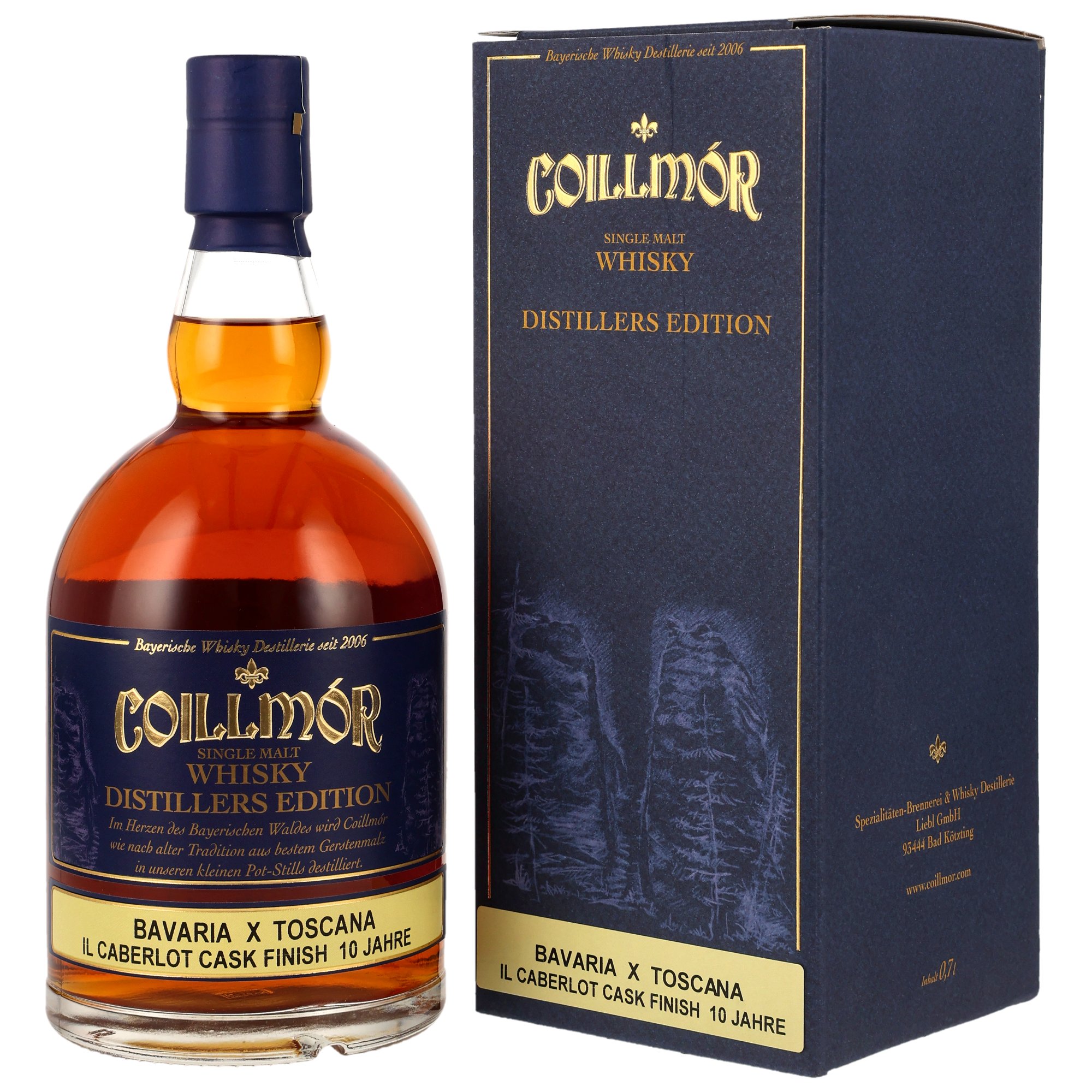 Coillmor 2015/2025 - 10 y.o. - Il Caberlot Cask Finish #1062/1063 Bavarian Single Malt