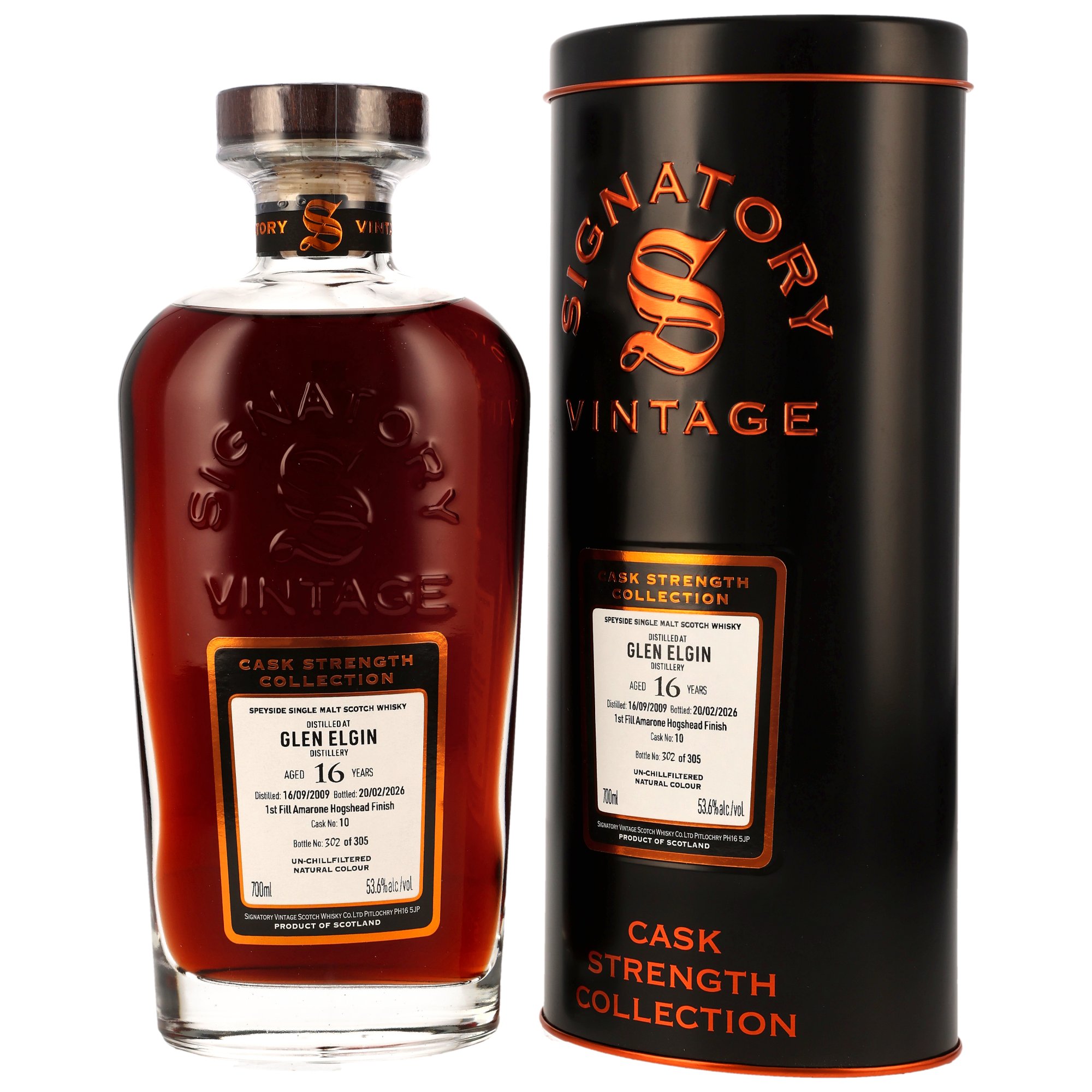 Glen Elgin 2009/2026 - 16 y.o. - 1st Fill Amarone Cask Finish #10 - Sig CS