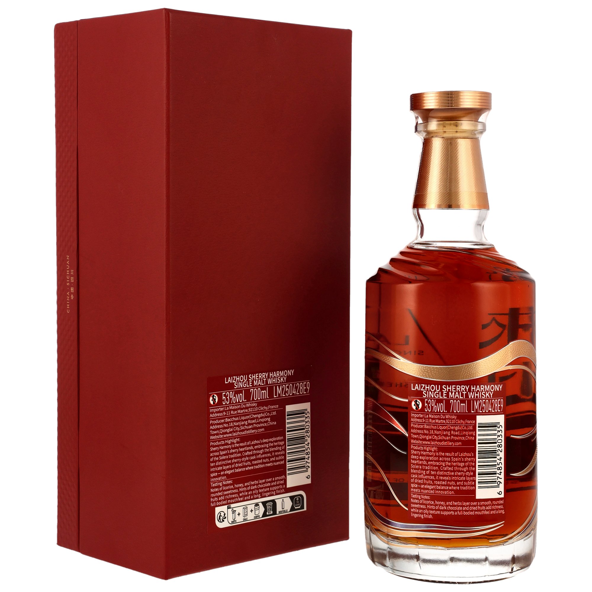 Laizhou Sherry Harmony No.2 - Chinese Single Malt Whisky