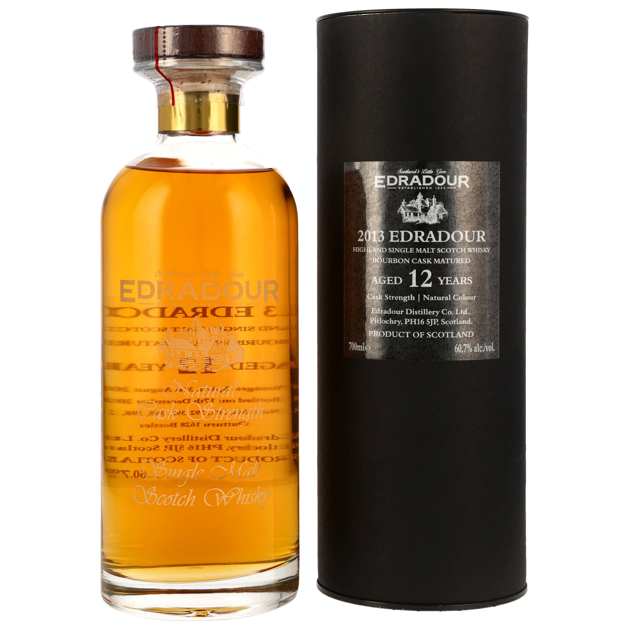 Edradour 2013/2025 - 12 y.o. - Natural Cask Strength - #386, 391, 392, 393, 395, 398, 399, 400 Ibisco Bourbon