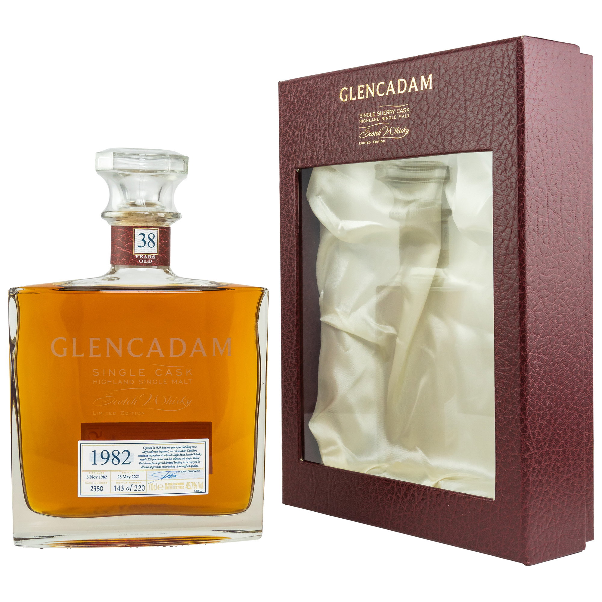 Glencadam 1982/2021 - 38 y.o. - White Port Cask #2350