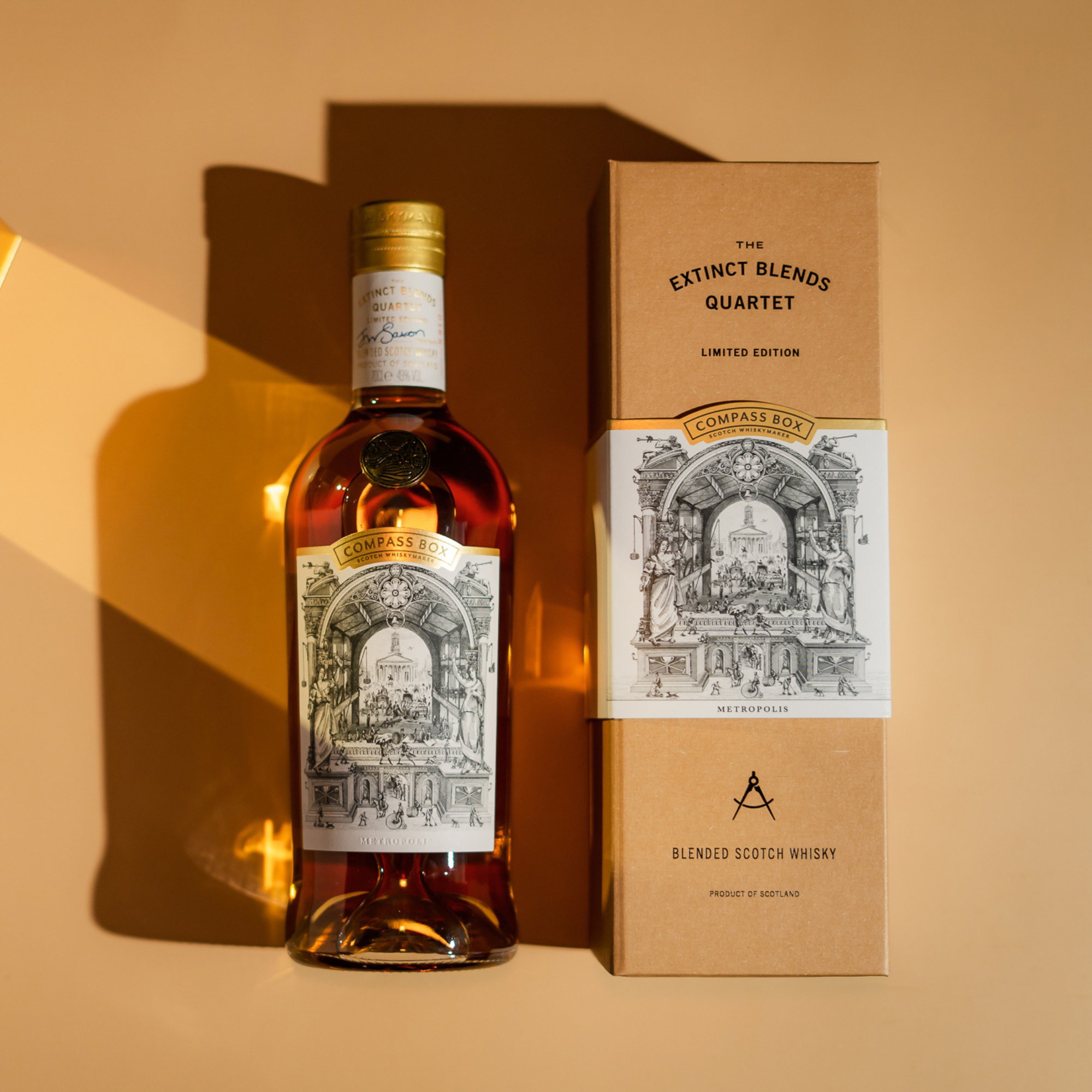 Compass Box Metropolis - The Extinct Blends Quartet