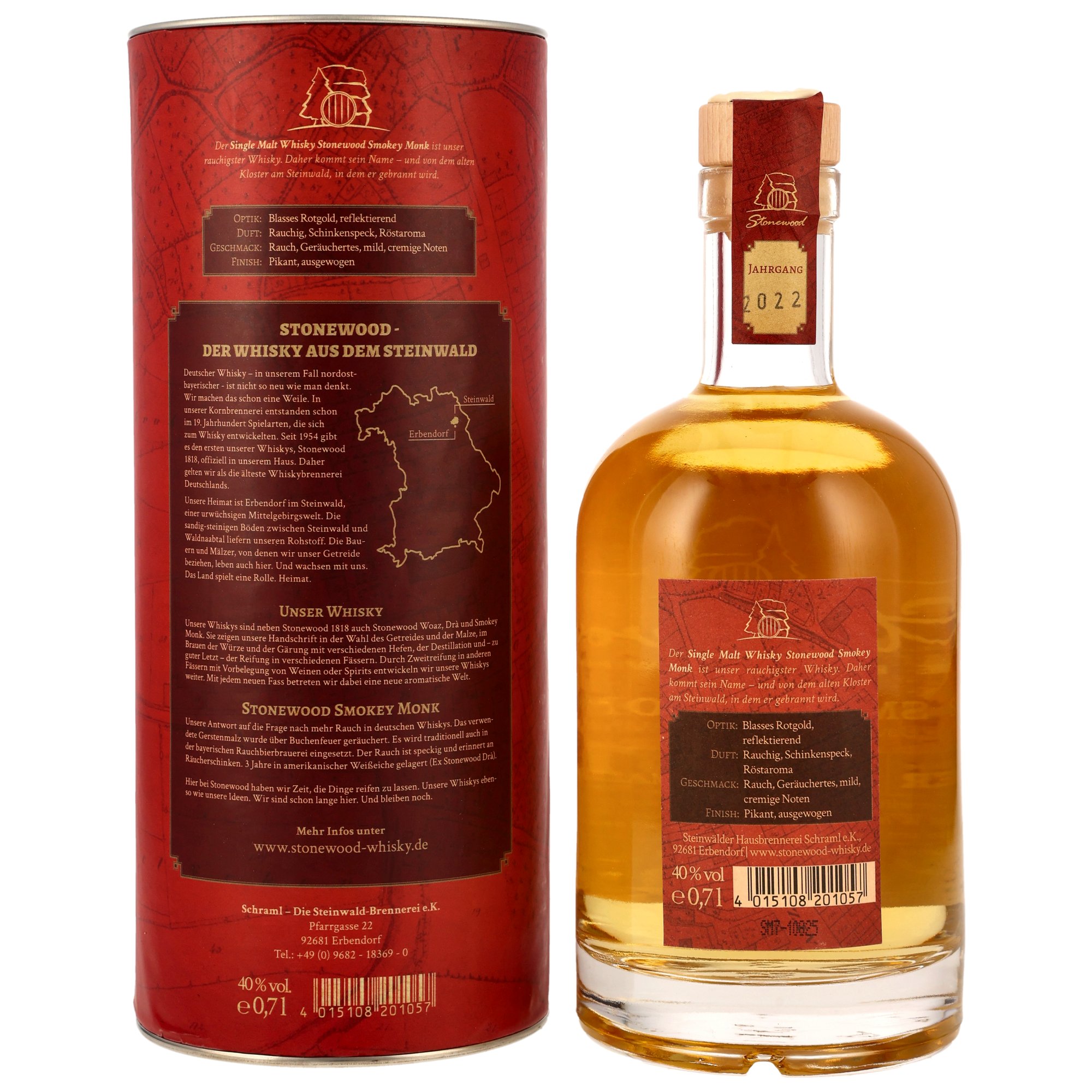Stonewood Distillery 2022 - 3 y.o. - Smokey Monk