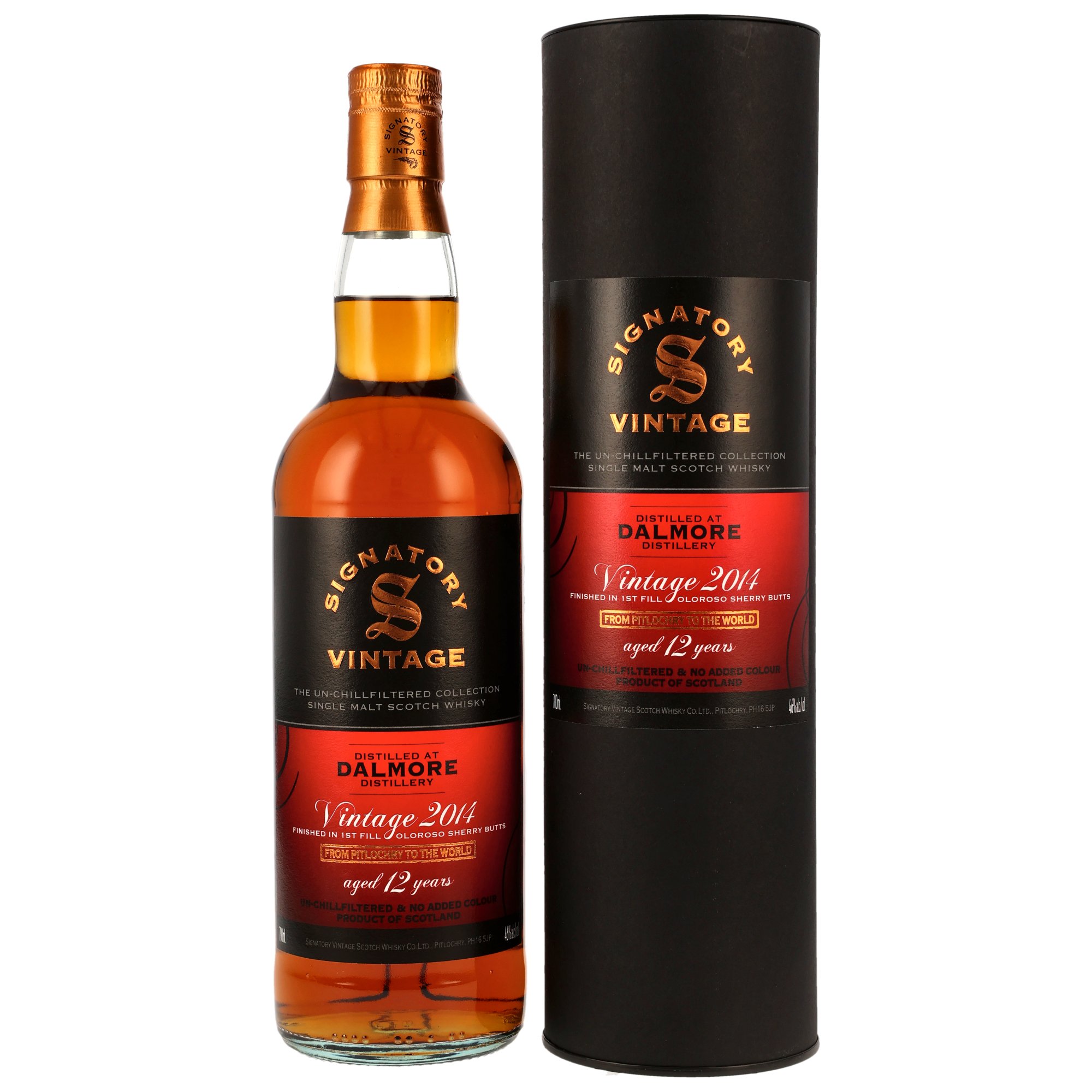 Dalmore 2014/2026 - 12 y.o. - 1st Fill Oloroso Sherry Butts Finish #3 + 6 - Sig un-chill