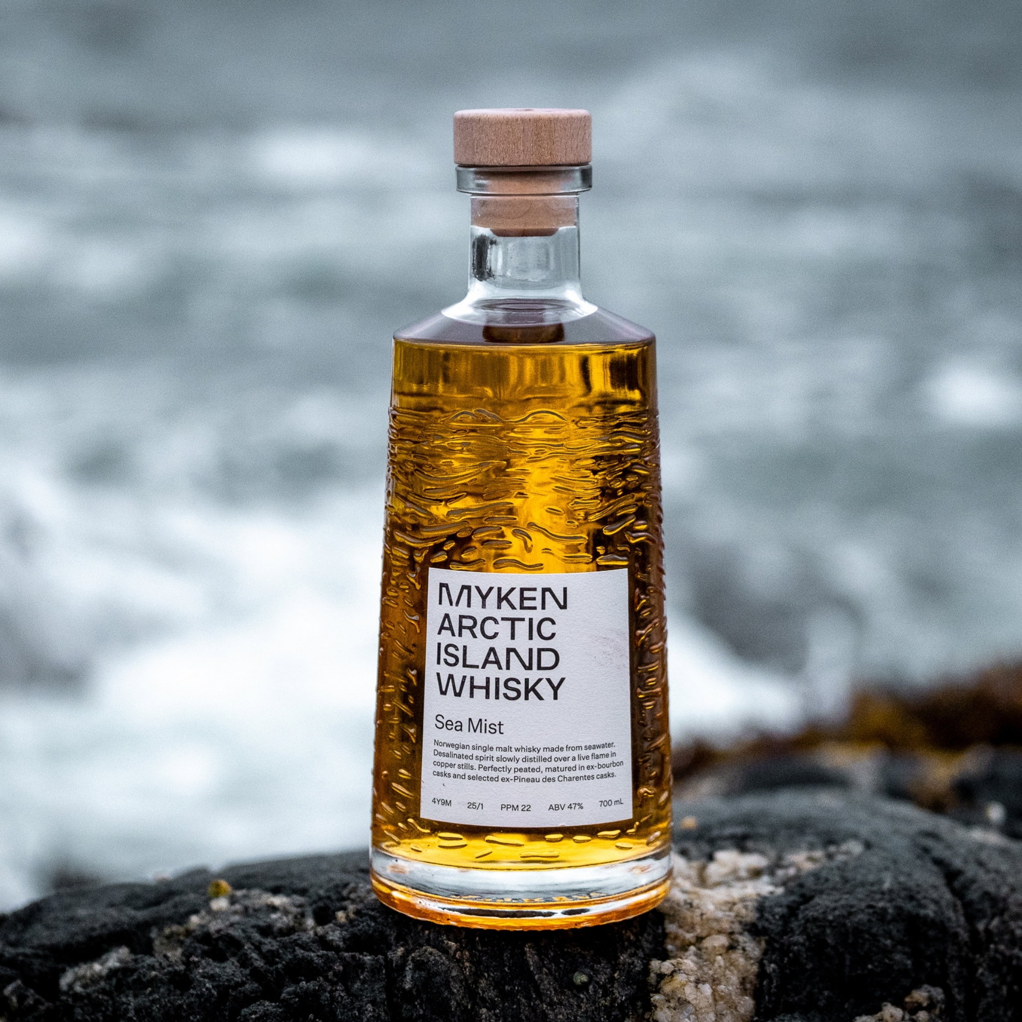 Myken Sea Mist - Arctic Island Single Malt Whisky - 4 y.o. - Bourbon & Pineau Casks