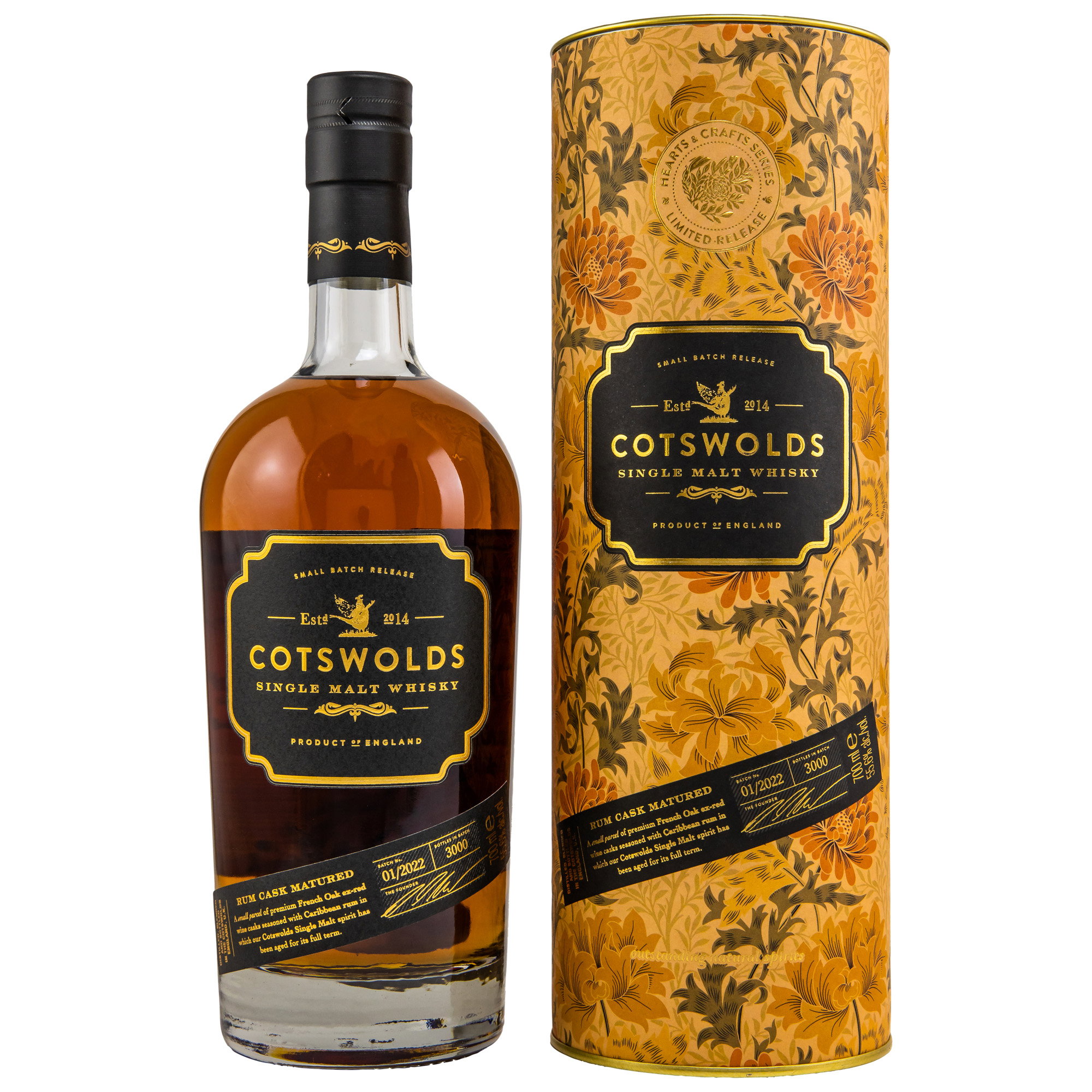 Cotswolds Hearts & Crafts No.3 Single Malt Whisky