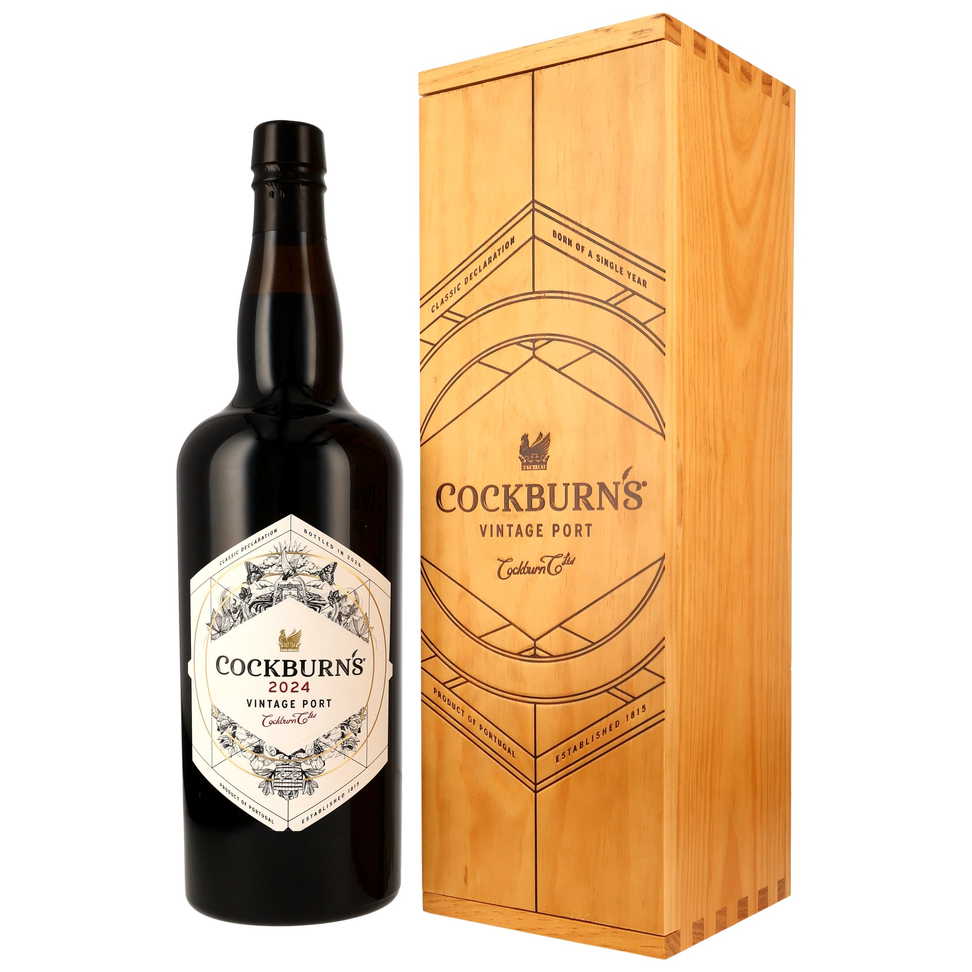 Cockburns 2024 Vintage Port in Einzel-Holzbox 2,25L