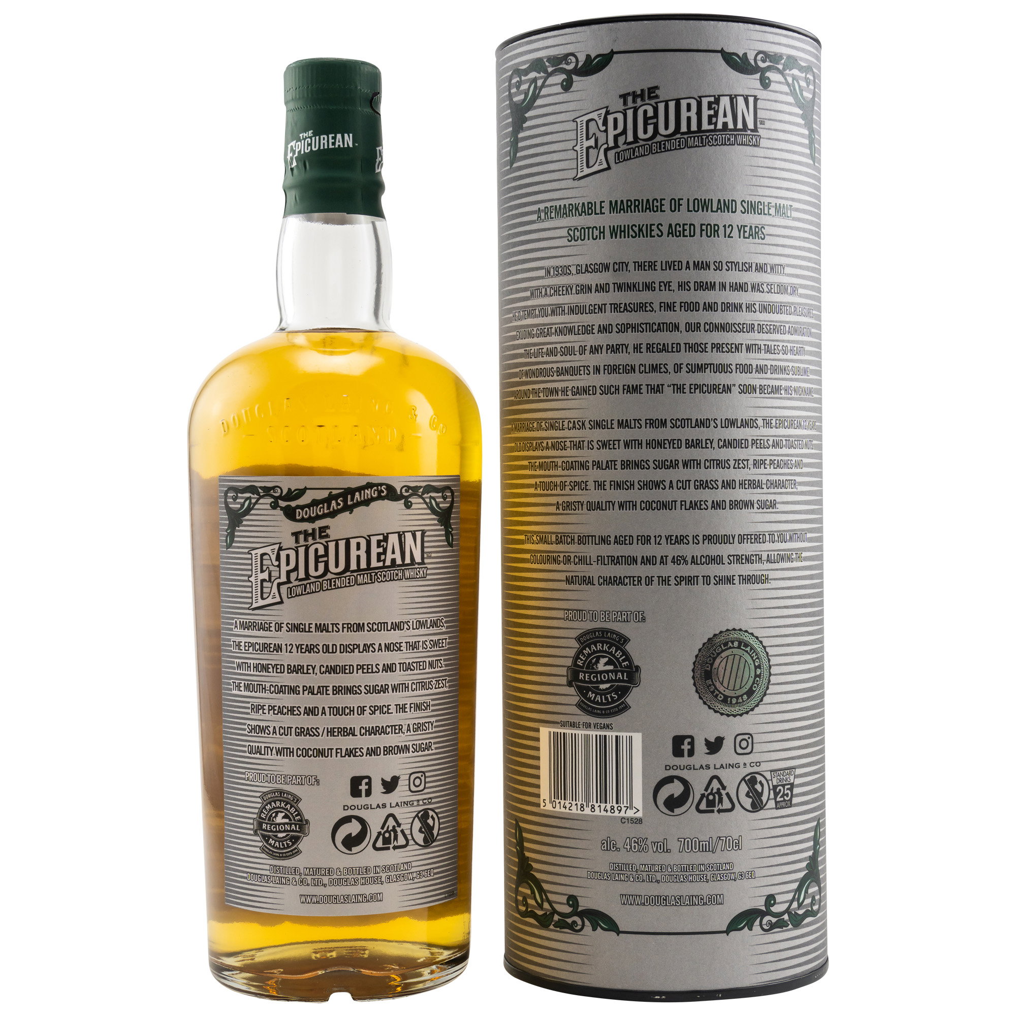The Epicurean 12 y.o. Lowland Blended Malt