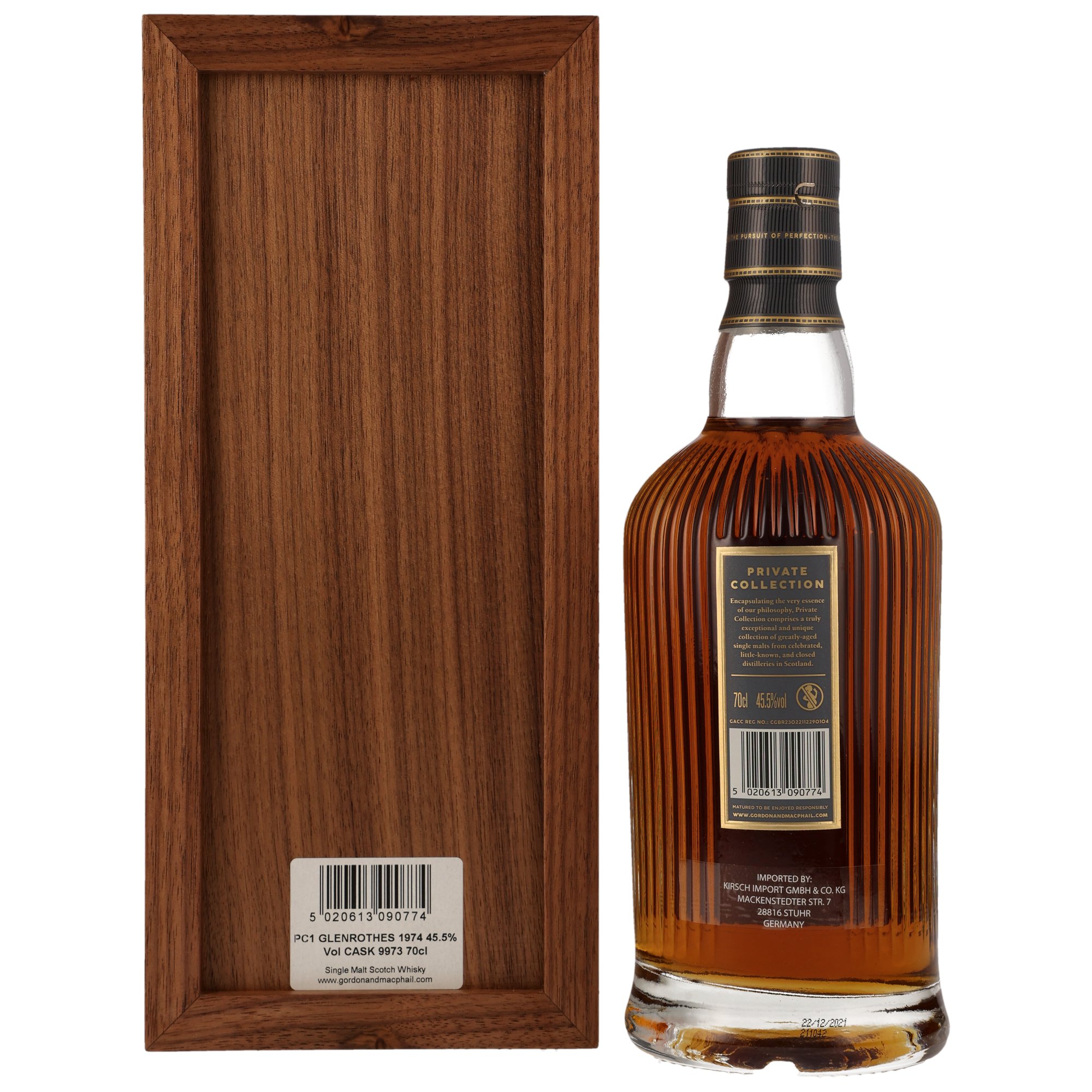 Glenrothes 1974/2021 G&M PVC Private Collection #9973