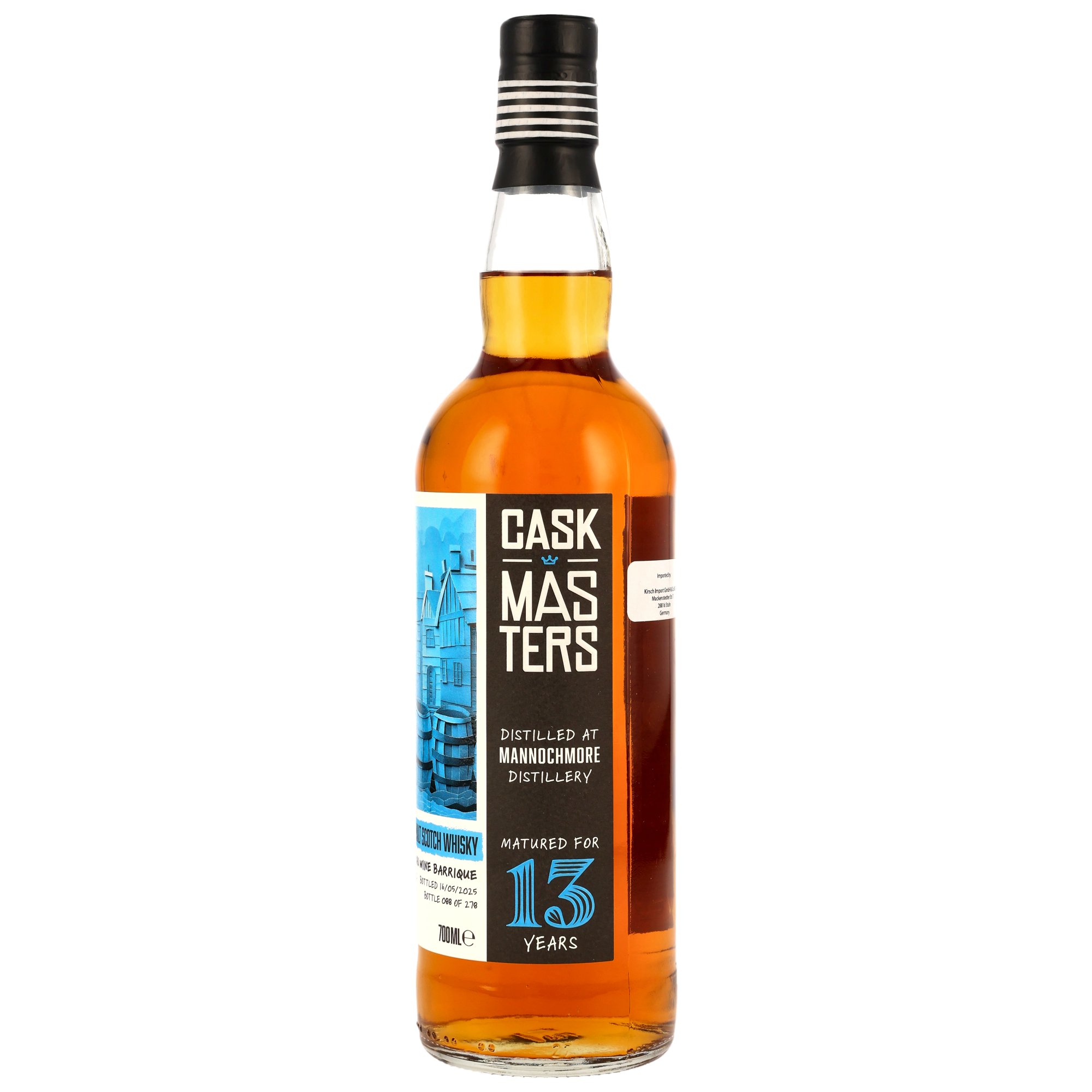 Mannochmore 2012/2025 - 13 y.o. - 1st Fill Tokaj Wine Cask #2317201/2012 - Cask Masters - Brave New Spirits