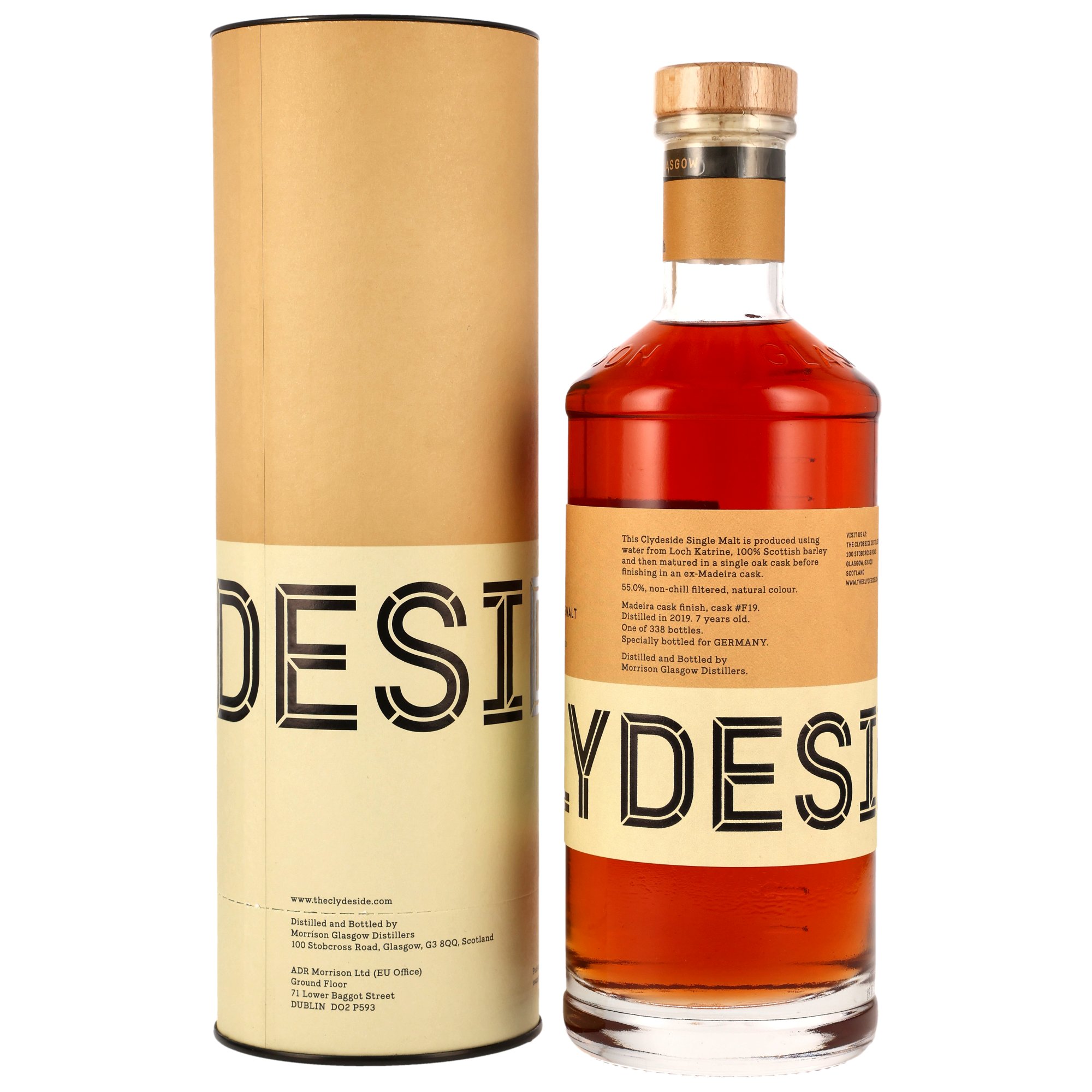Clydeside 2019/2026 - 7 y.o. -  Madeira Cask Finish #F19