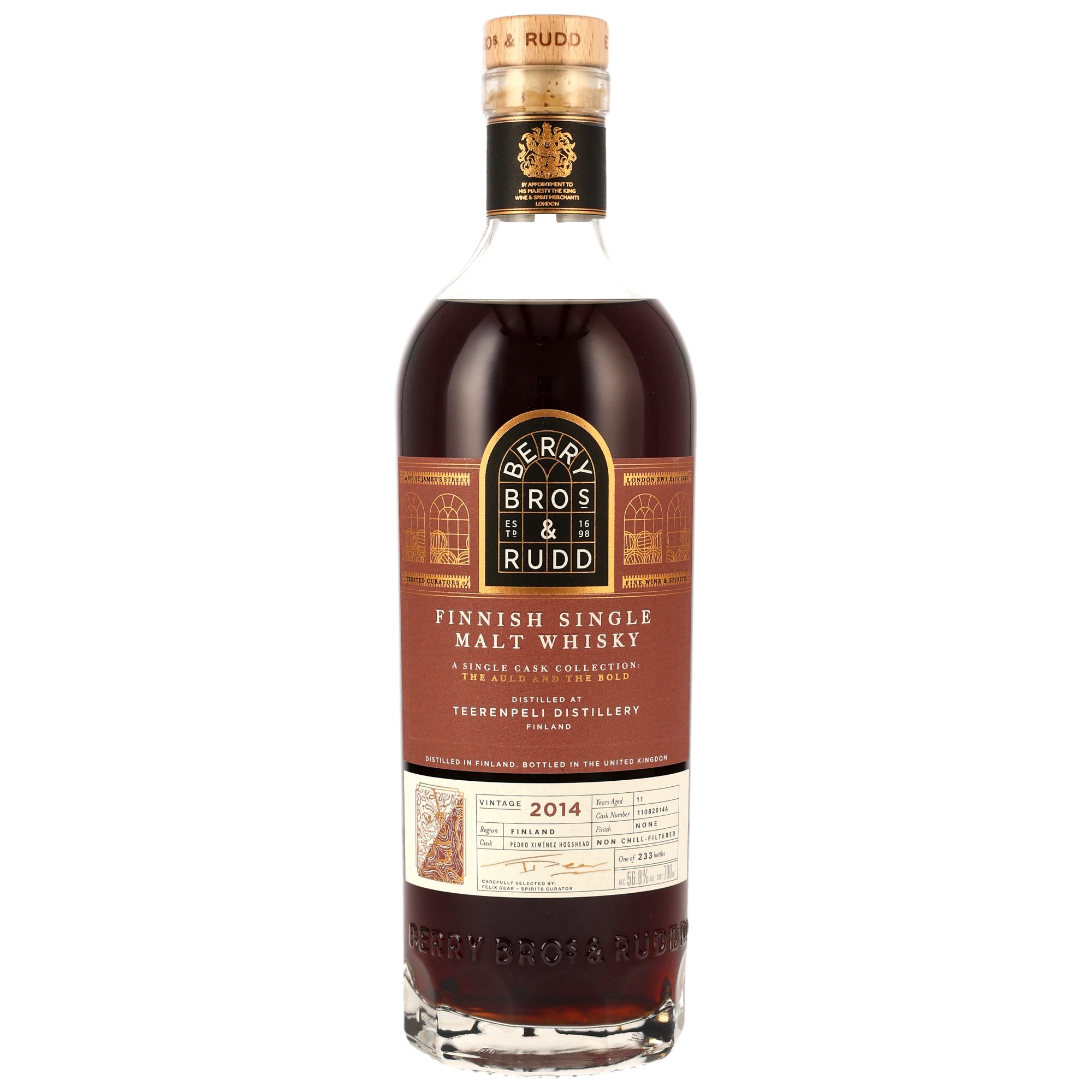 Teerenpeli 2014 - 11 y.o. - PX Hogshead #11082014A The Auld & The Bold (Berry Bros & Rudd)