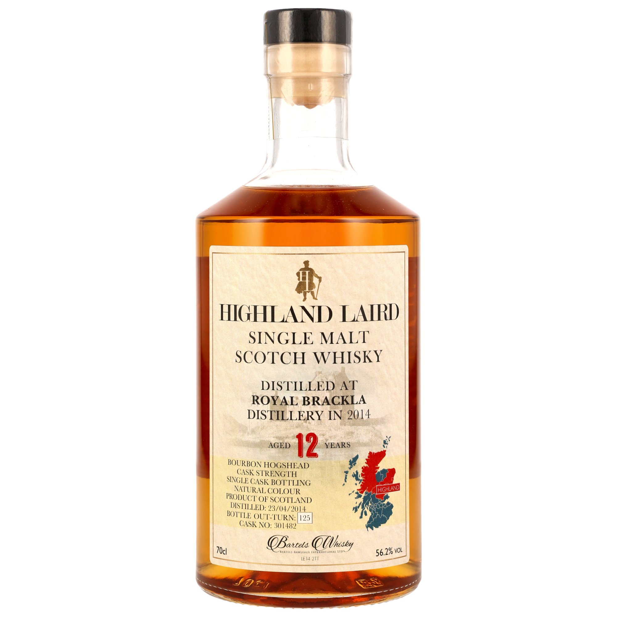 Royal Brackla 2014/2026 - 12 y.o. - Bourbon Cask #301482 - Highland Laird