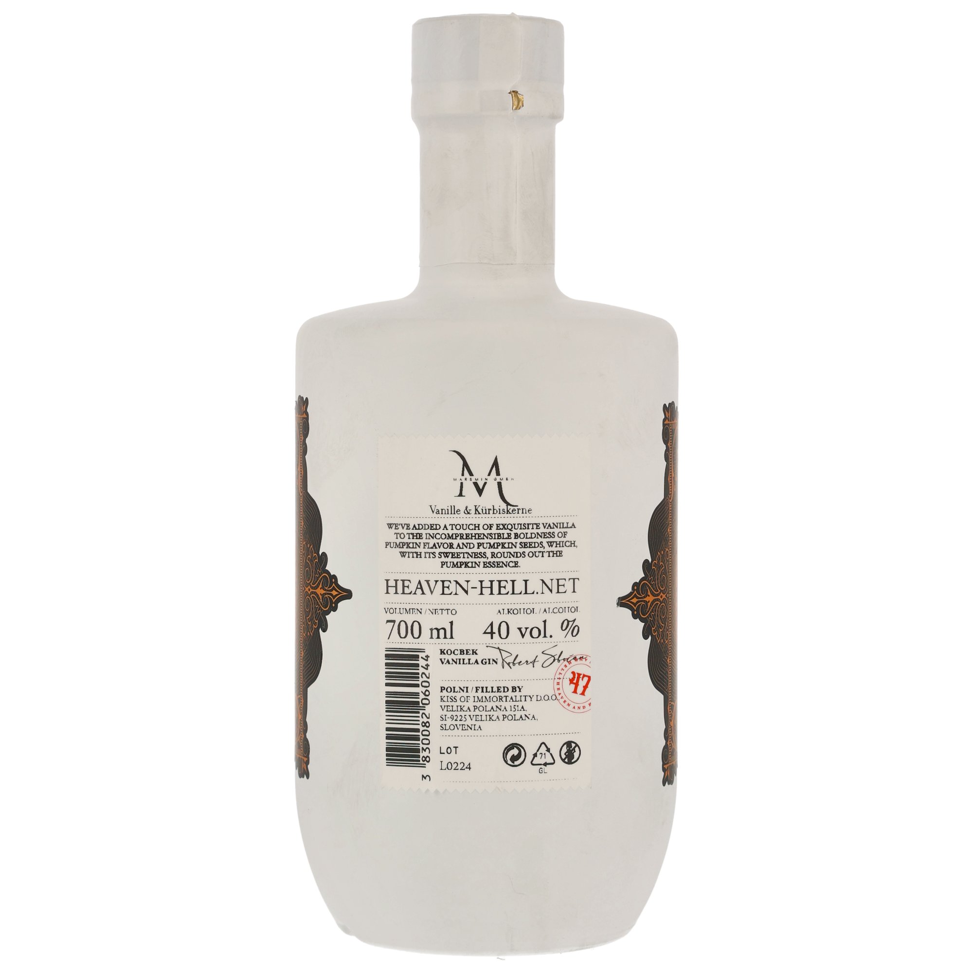 Heaven & Hell KocbekVanilla Distilled Gin
