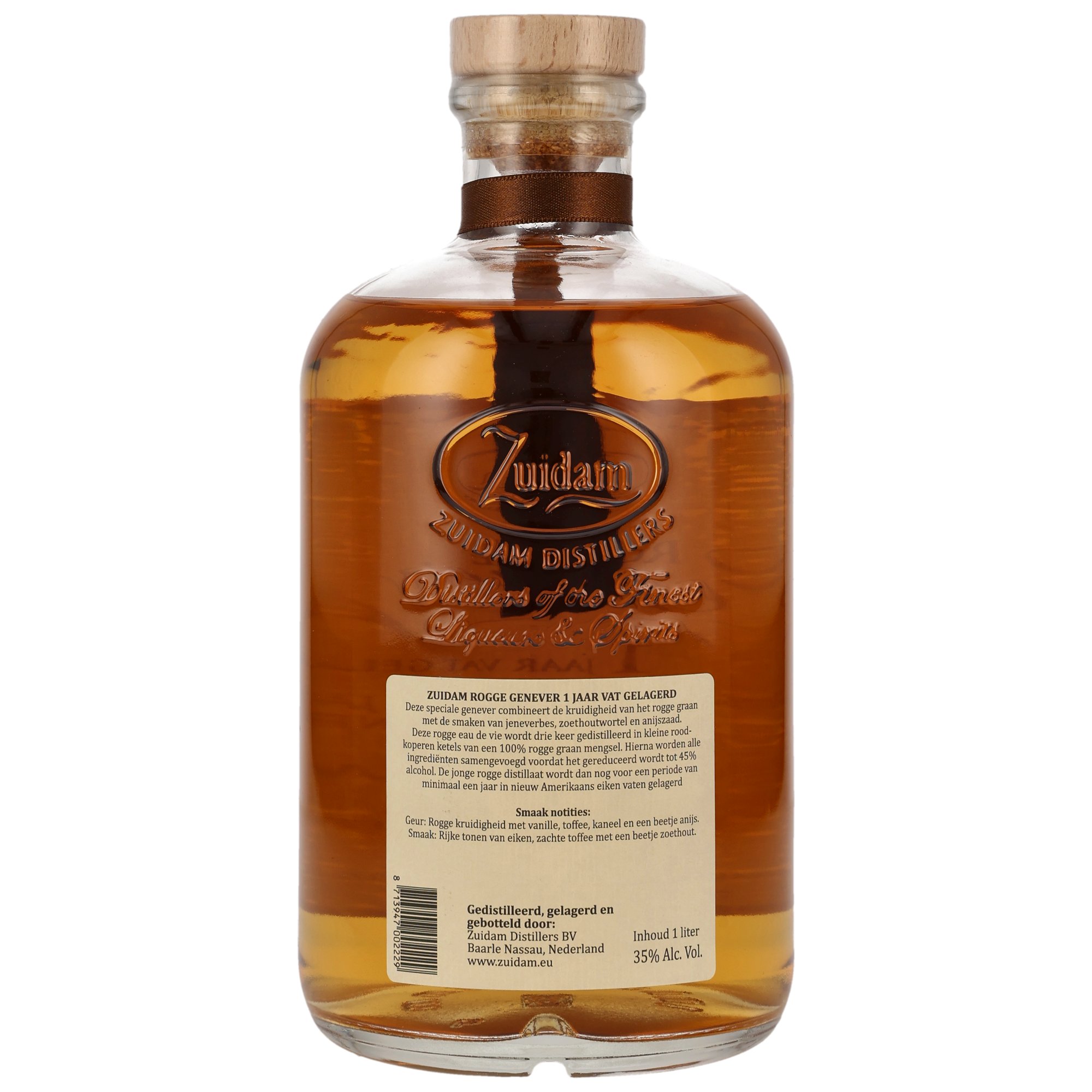 Zuidam Rogge Genever 2024 - 1 y.o. - LITER