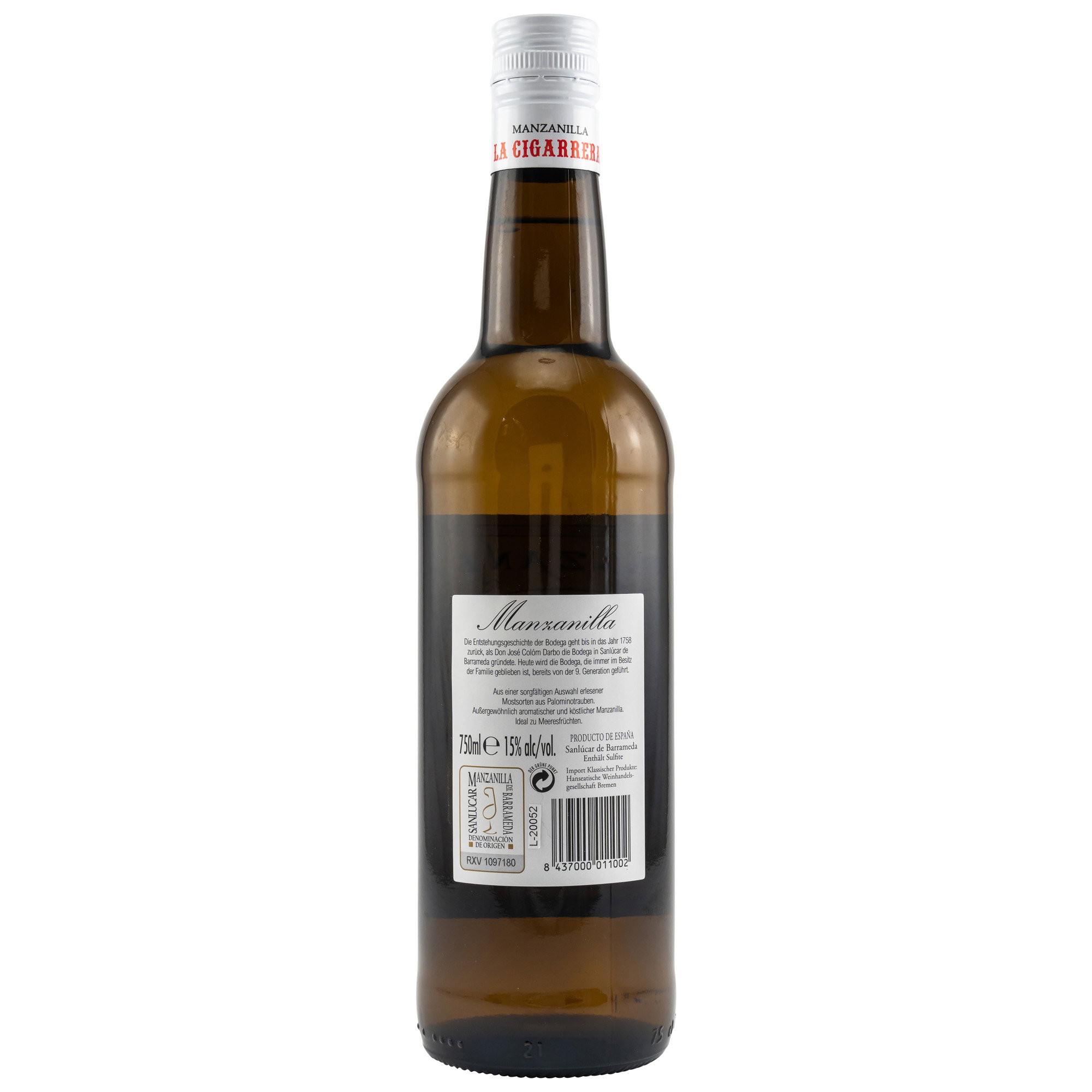 Bodegas Sherry Manzanilla
